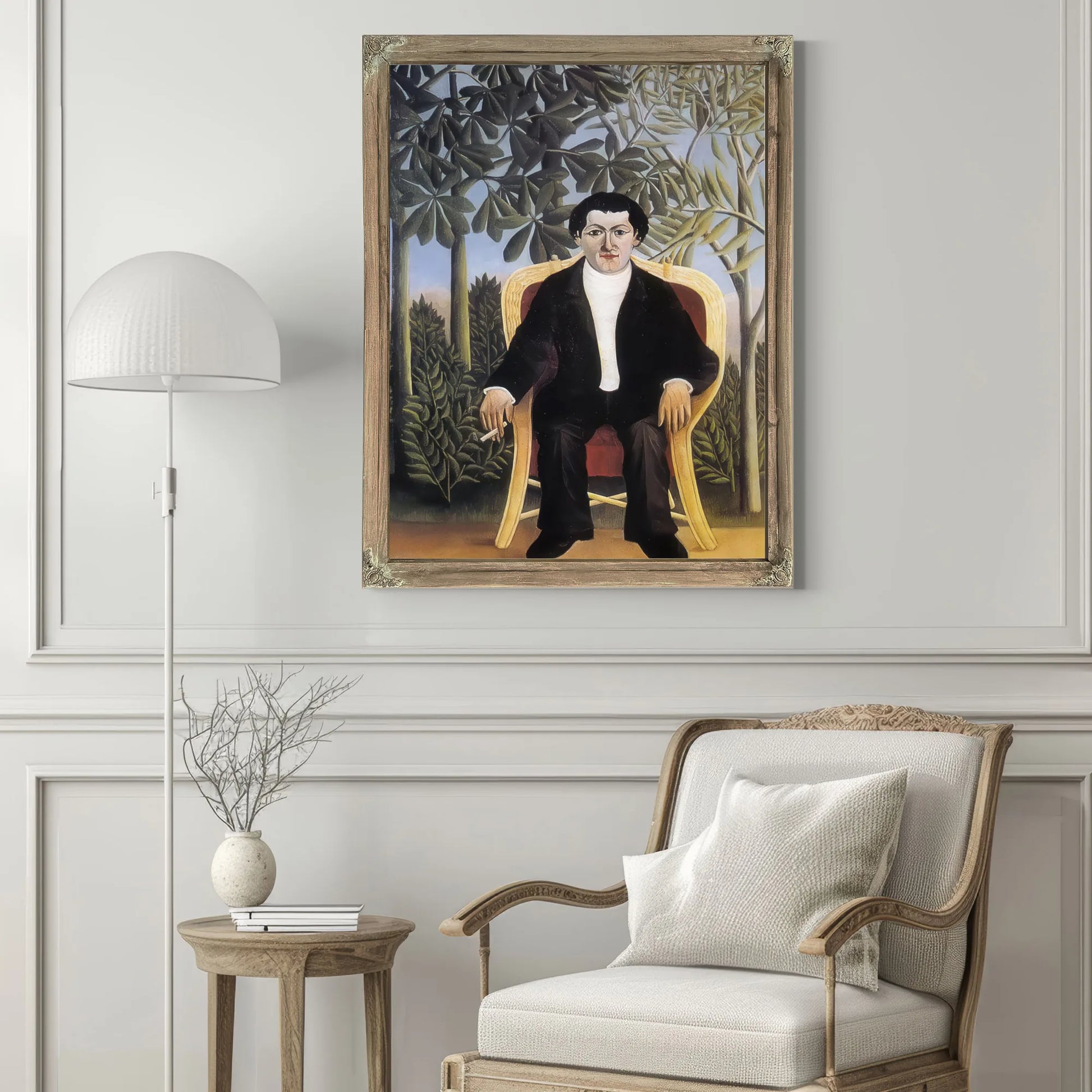 Portrait Of Joseph Brummer1909 By Henri Rousseau Fine Art Print