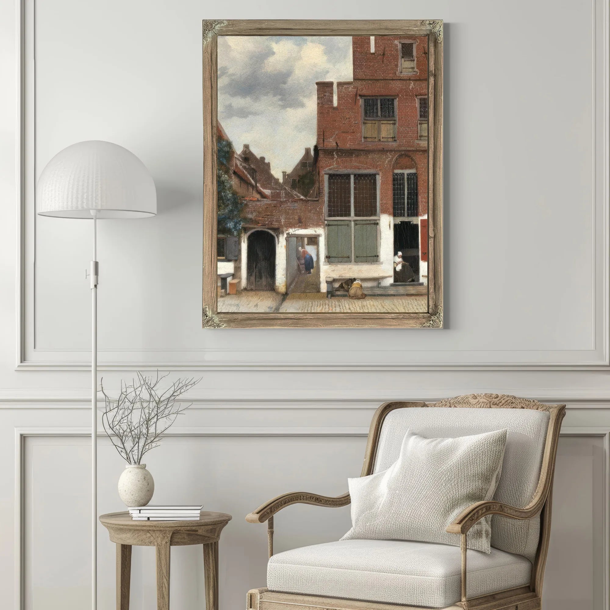 The Little Street By Johannes Vermeer Fine Art Print