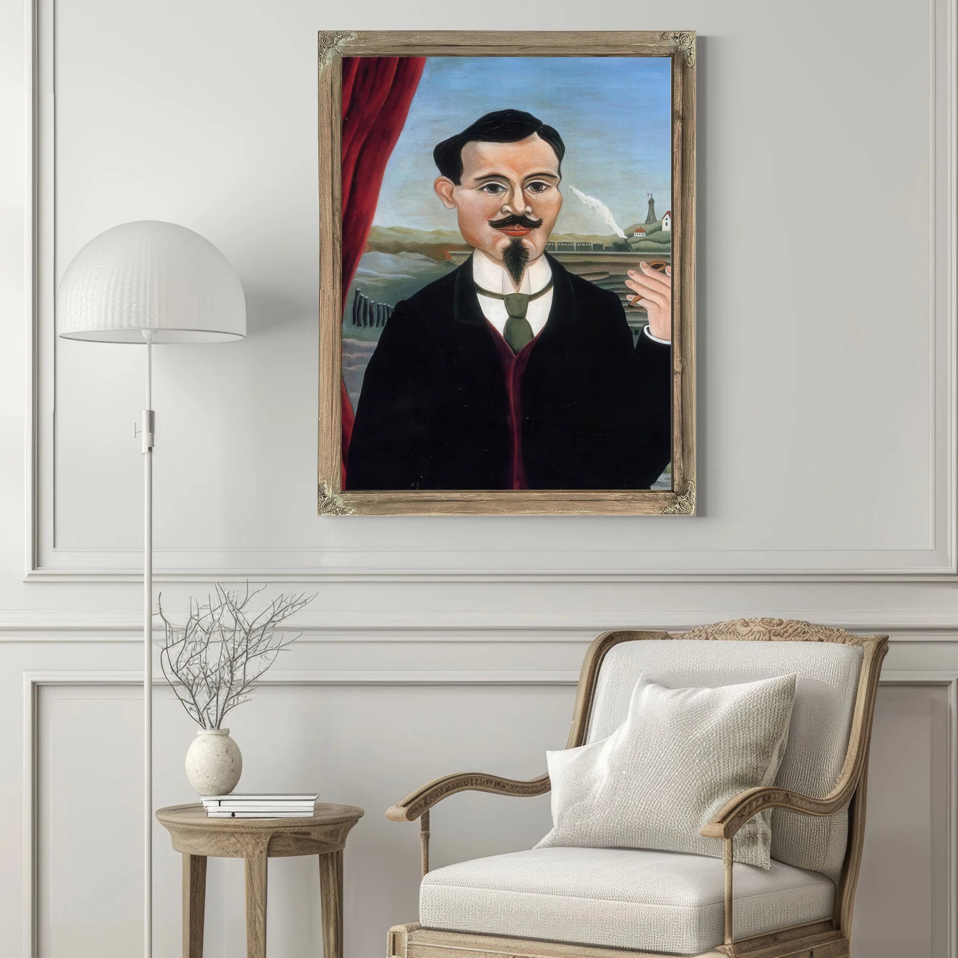 Portrait Of Leon Paul Fargue By Henri Rousseau Fine Art Print