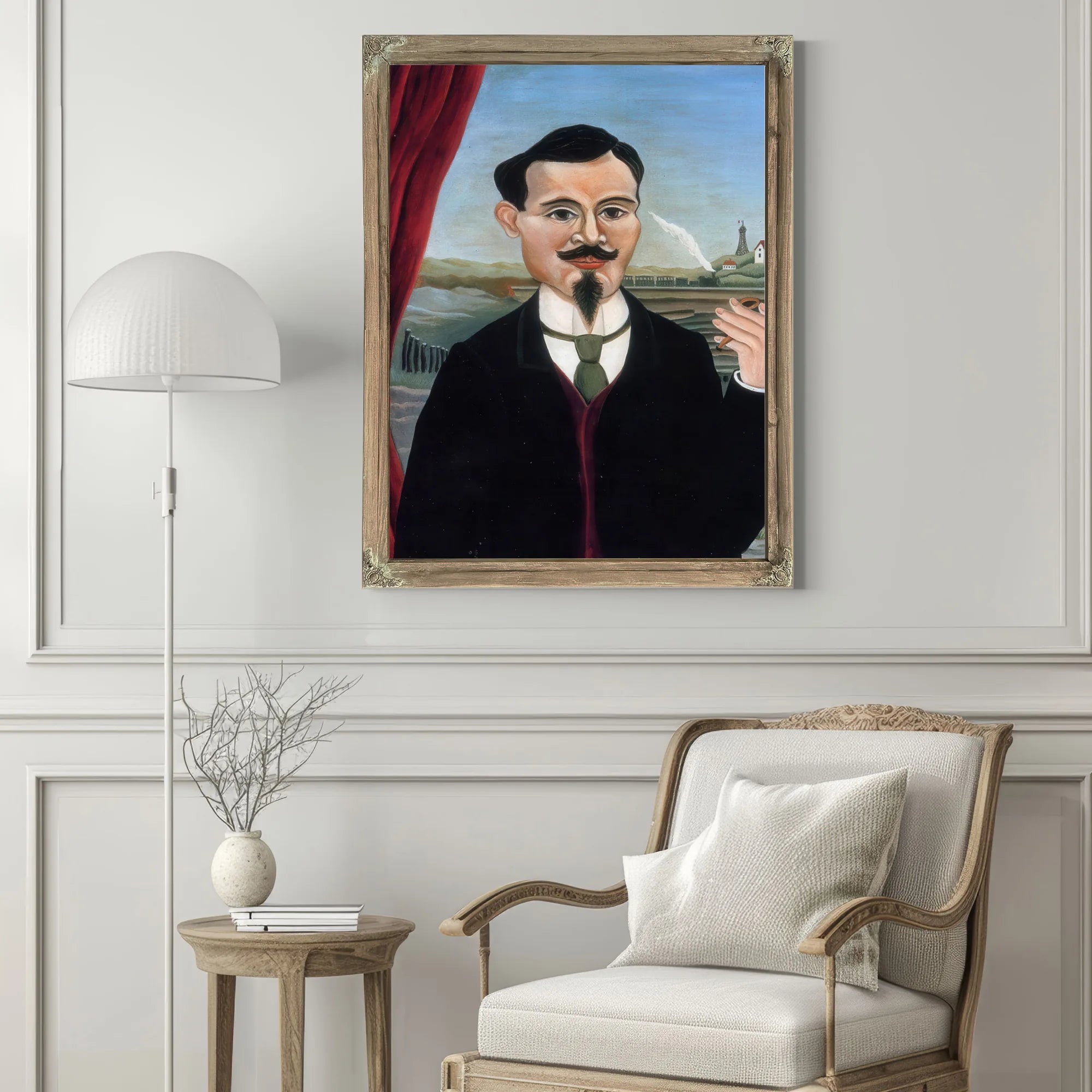 Portrait Of Leon Paul Fargue By Henri Rousseau Fine Art Print