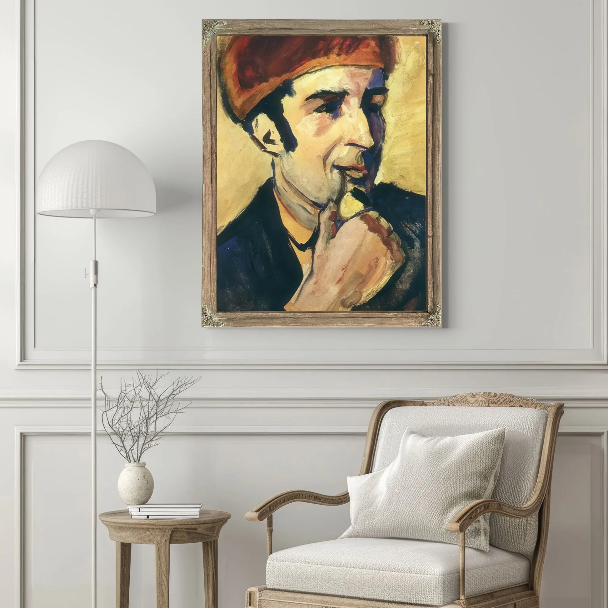 Portrait Of Franz Marc By August Macke Fine Art Print