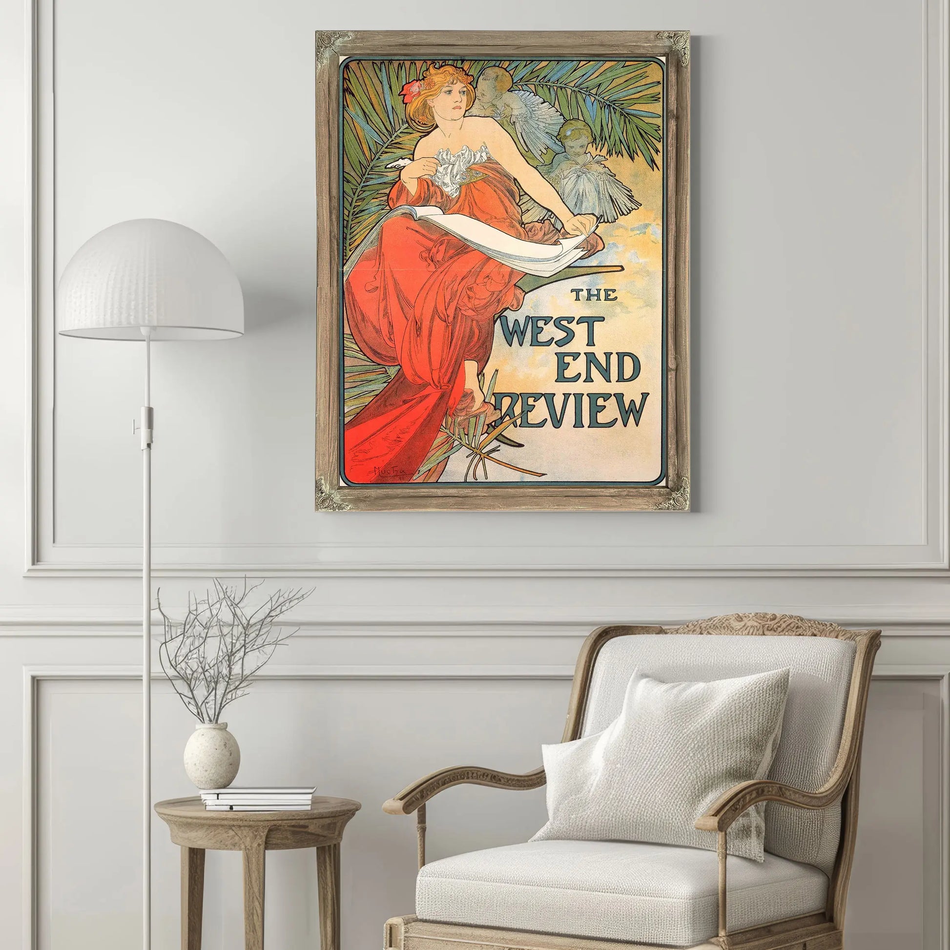 The West End Review by Alphonse Mucha