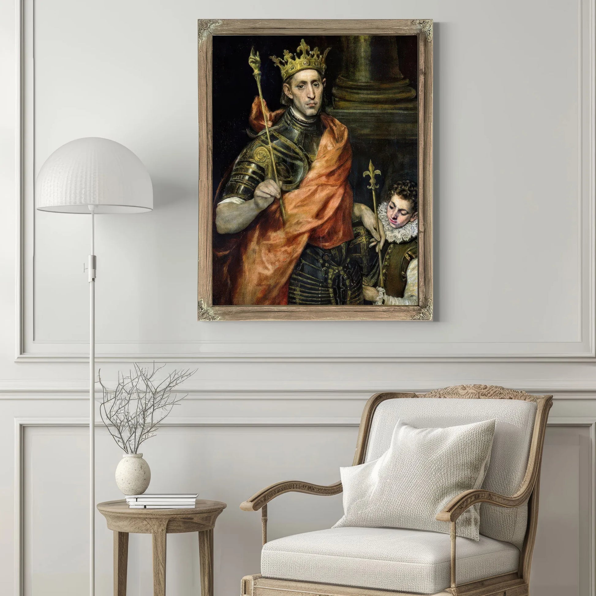 St. Louis (1215 70) And His Page By El Greco Fine Art Print