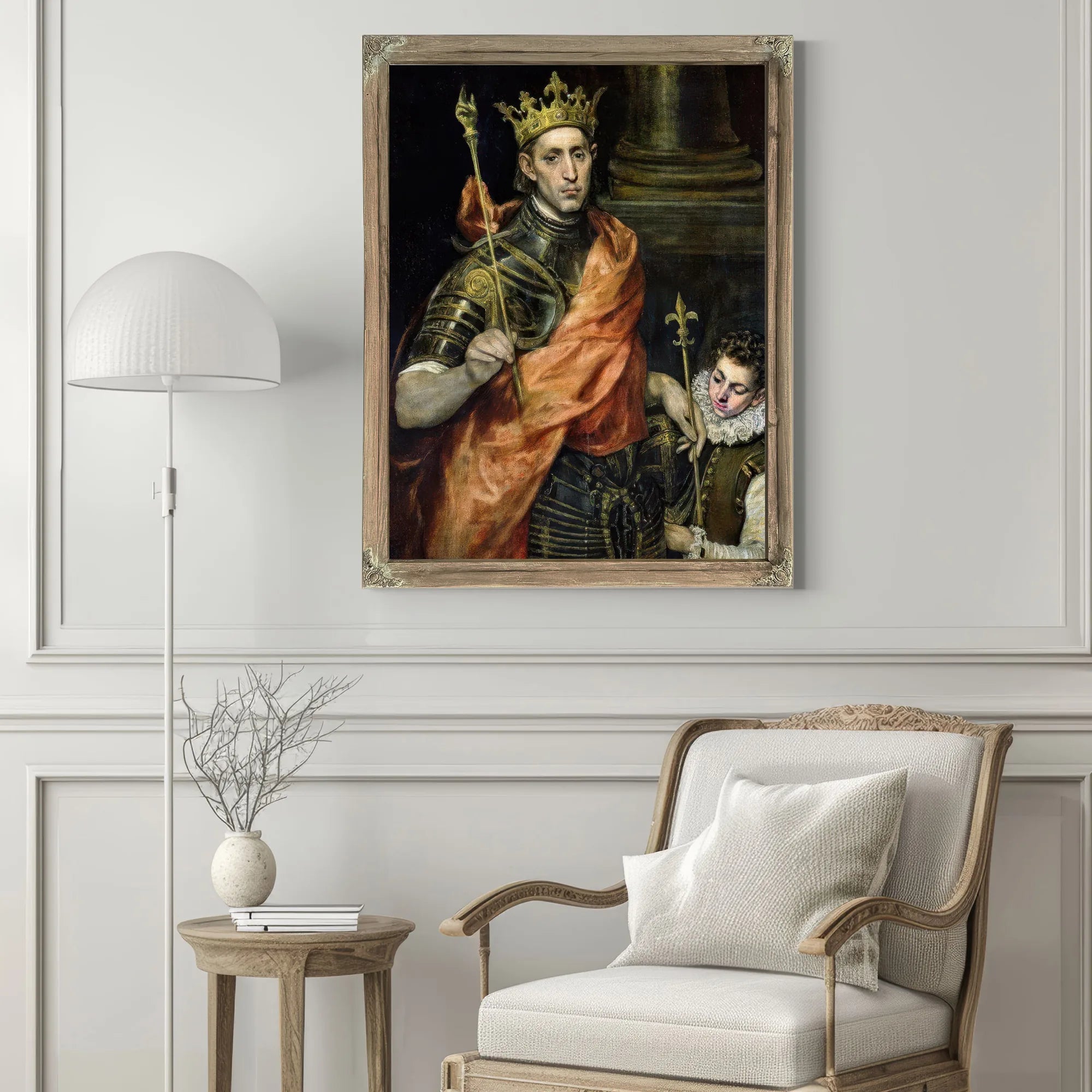 St. Louis (1215 70) And His Page By El Greco Fine Art Print