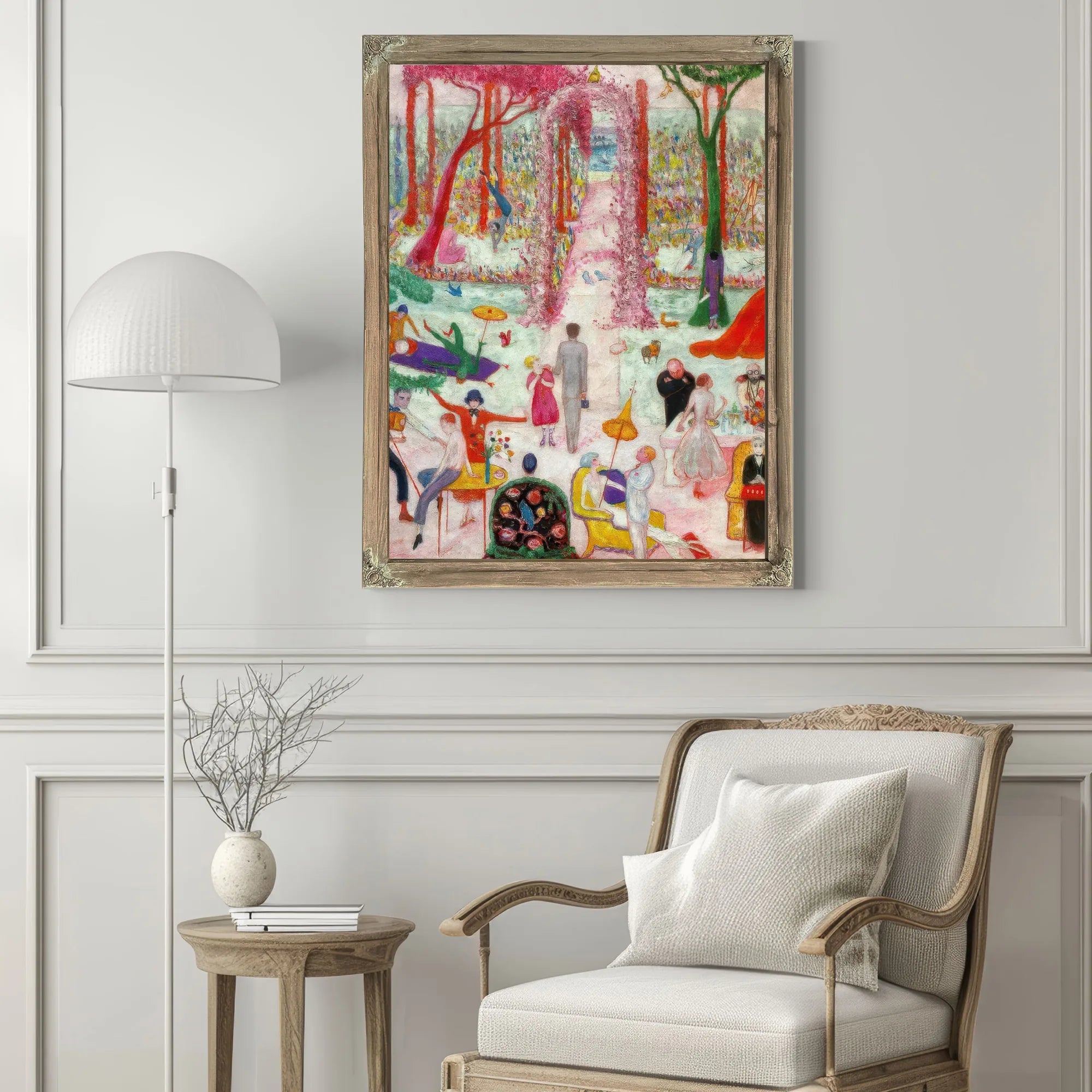 Sunday Afternoon In The Country By Florine Stettheimer Fine Art Print