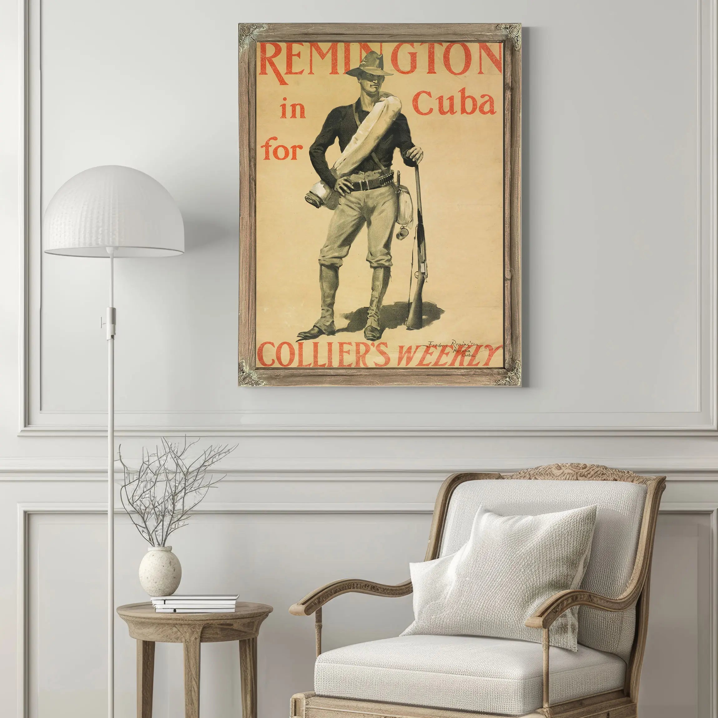 Remington In Cuba For Colliers Weekly by Frederic Remington