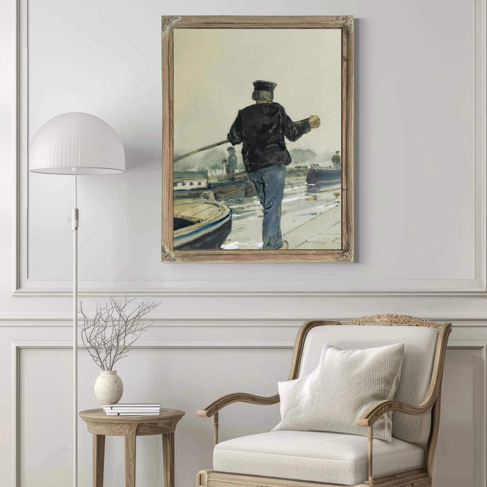 Riverside, Holland By Childe Hassam Fine Art Print