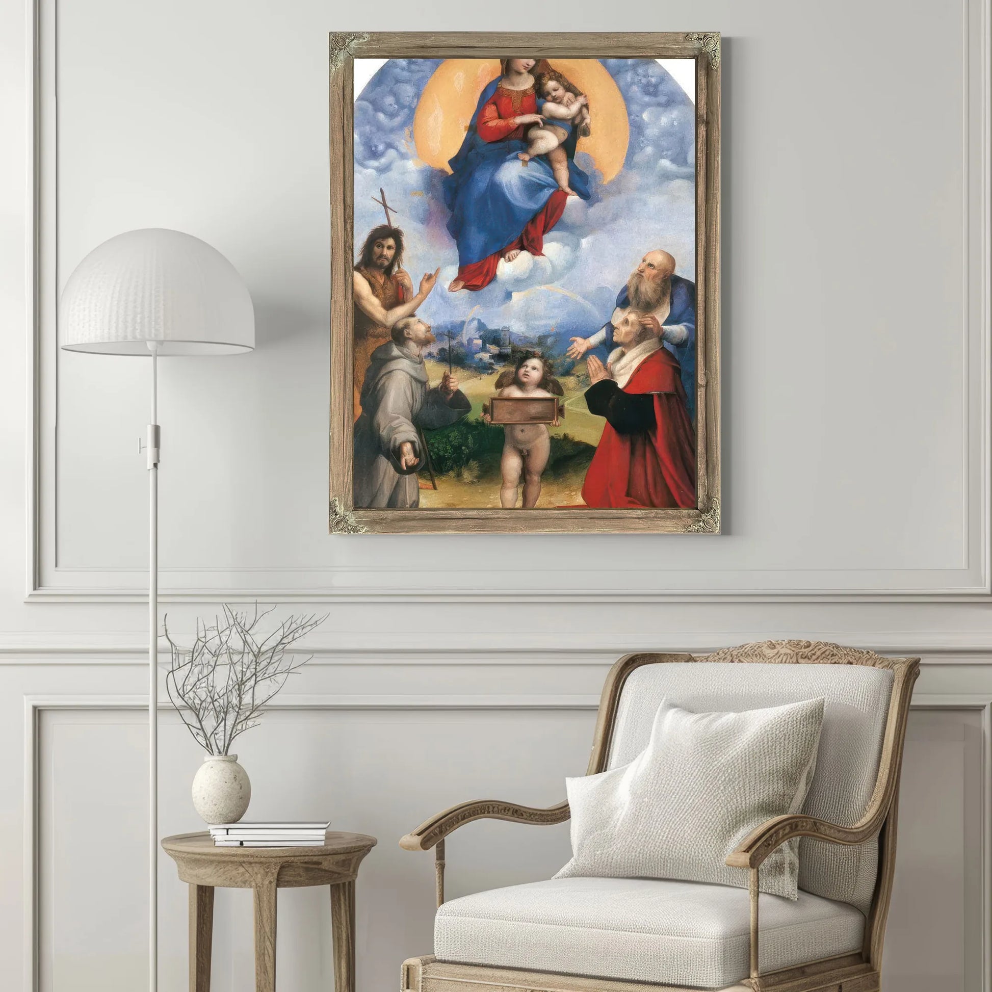 Madonna Di Foligno By Raphael Fine Art Print