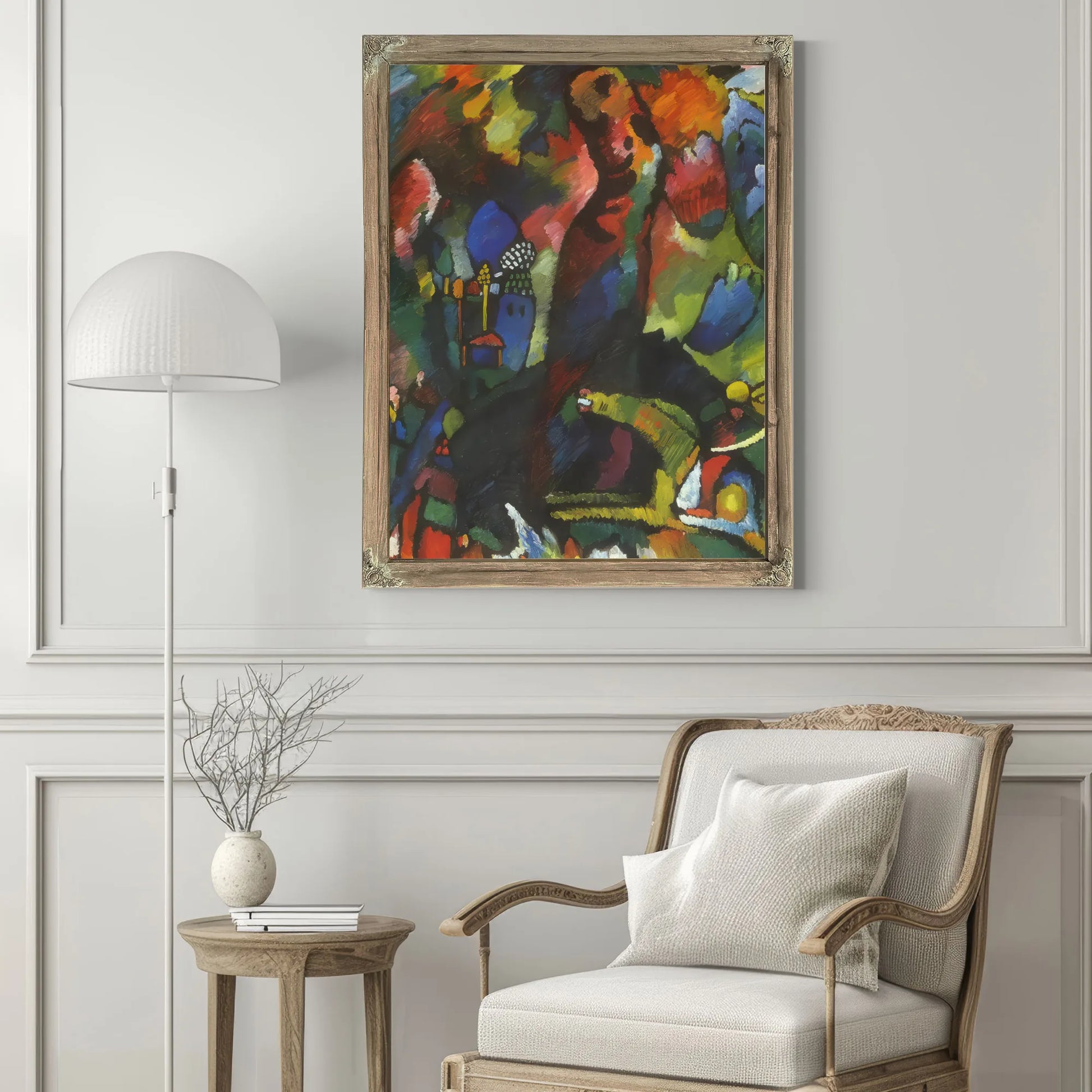 Picture With Archer 1909 By Wassily Kandinsky Fine Art Print