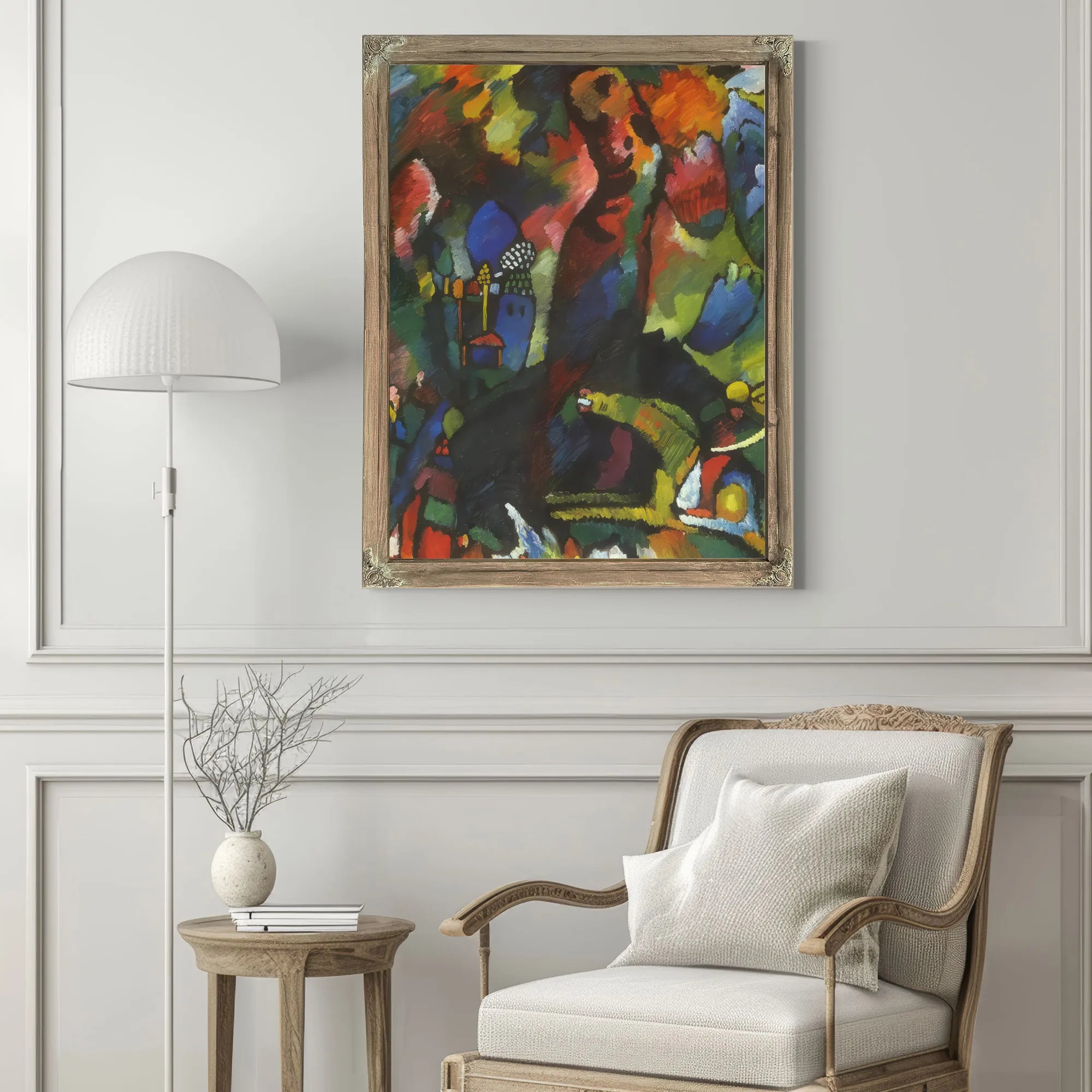Picture With Archer 1909 By Wassily Kandinsky Fine Art Print