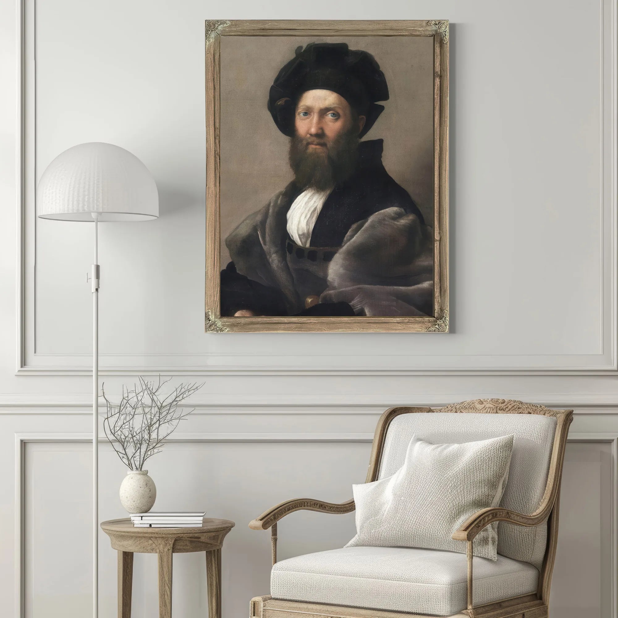 Baldassare Castiglione By Raphael Fine Art Print
