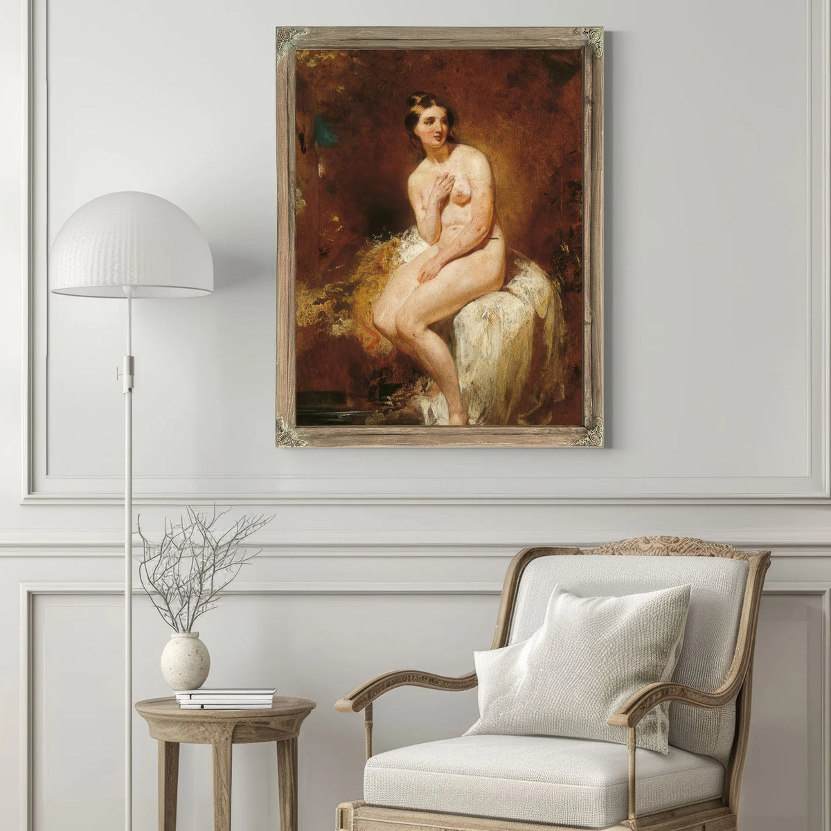 The Bather By William Etty Fine Art Print