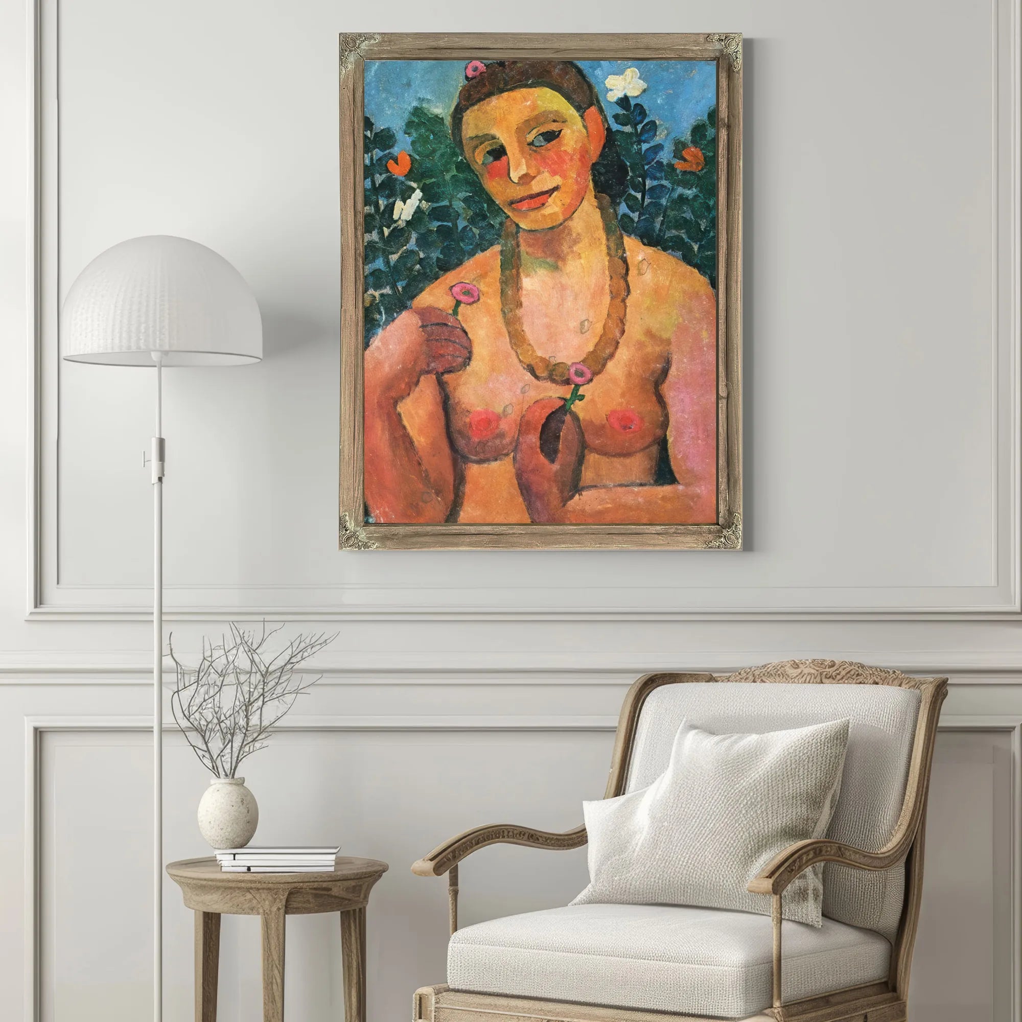 Self Portrait 1 By Paula Modersohn Becker Fine Art Print