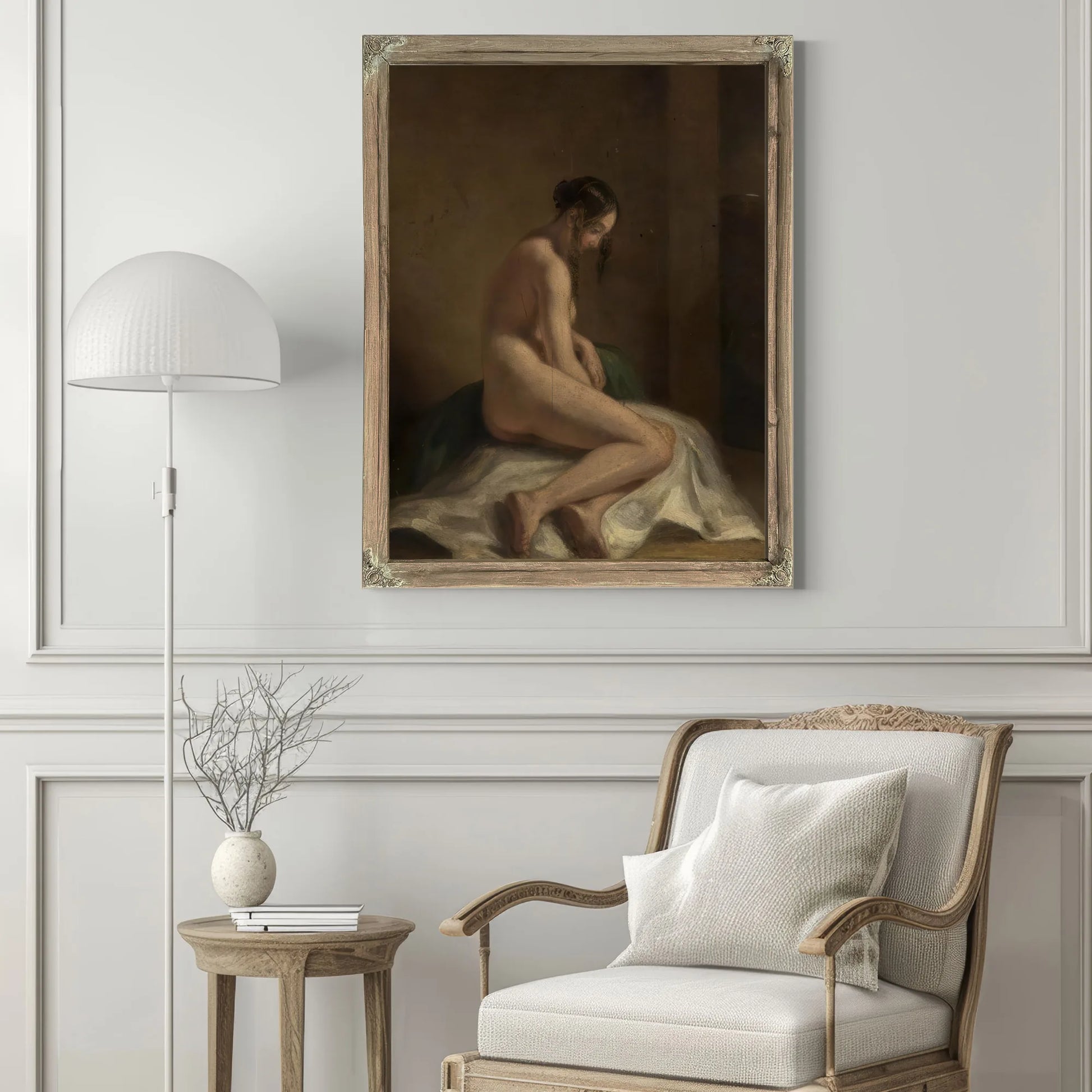 Female Nude Study By William Etty Fine Art Print