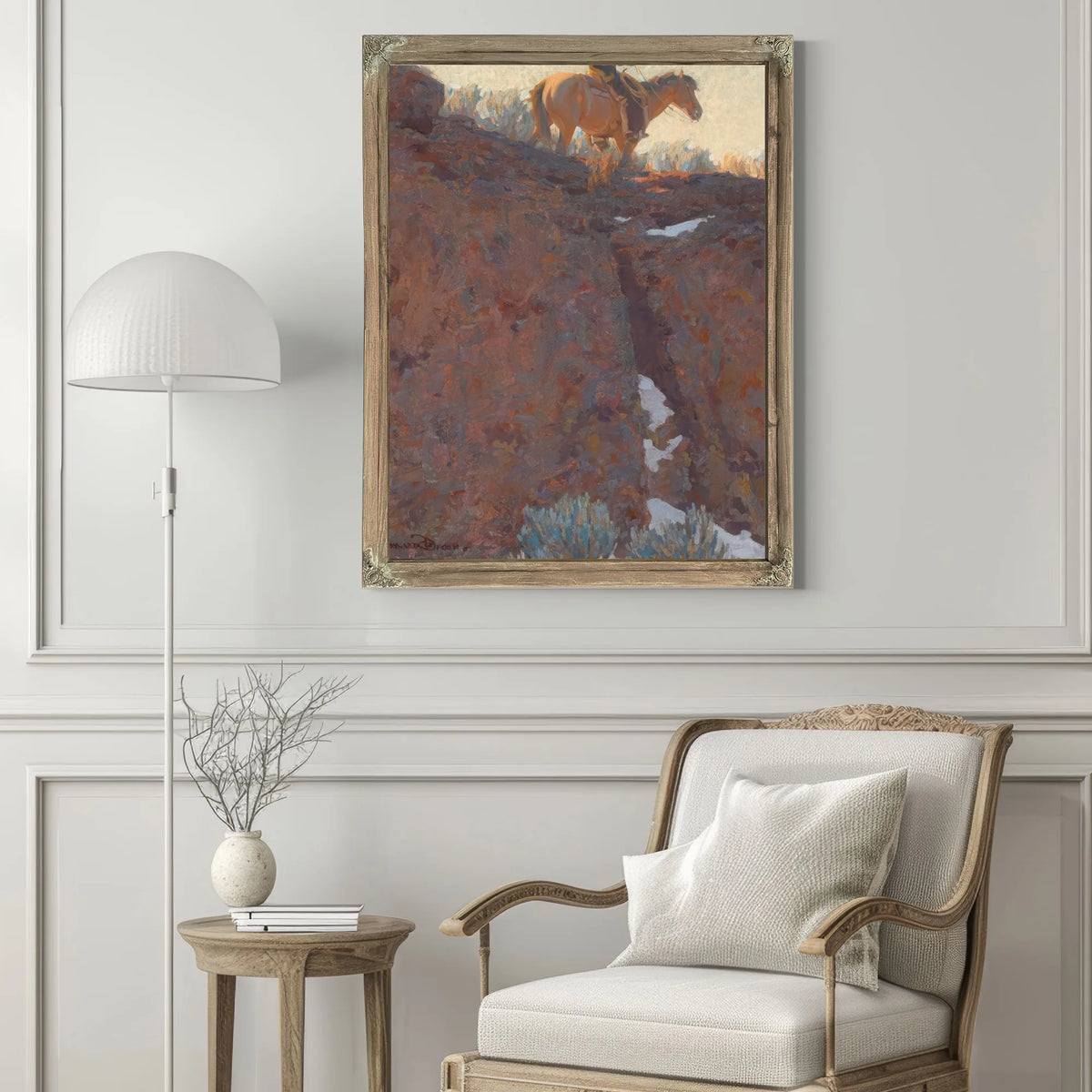 The Lone Trail By Maynard Dixon Fine Art Print