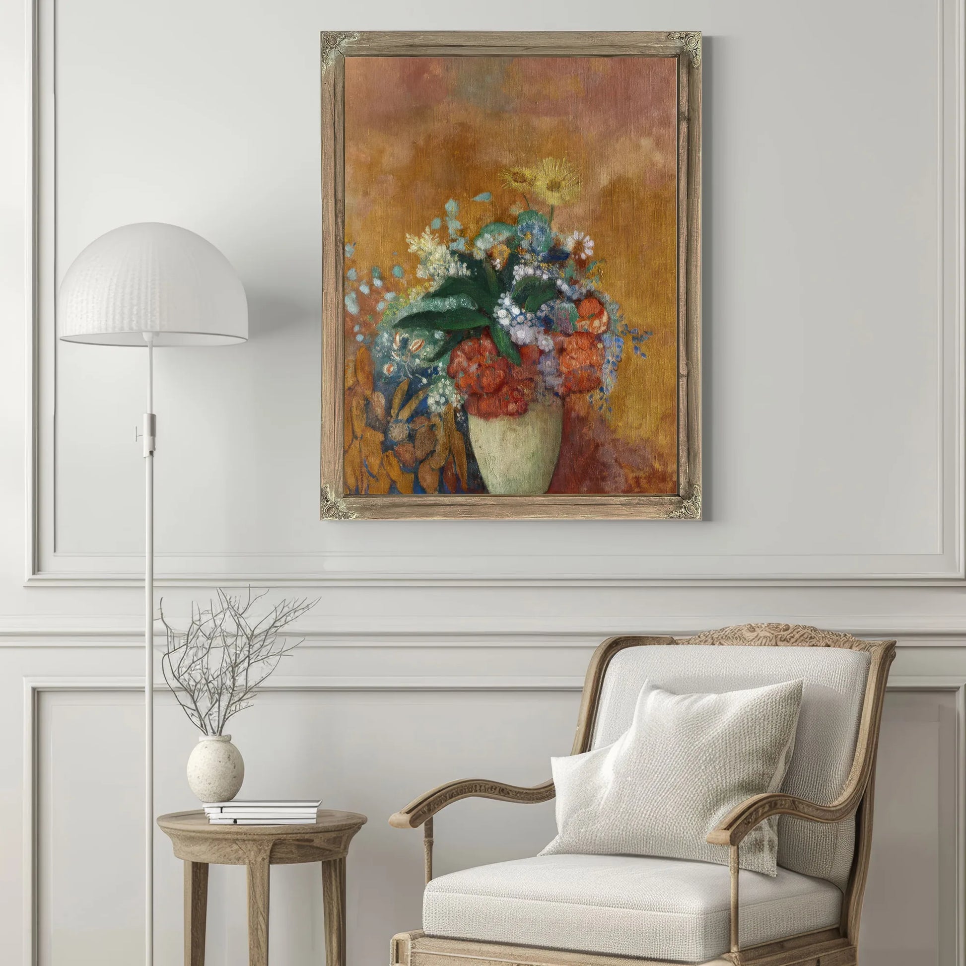 Vase Of Flowers 1 By Odilon Redon Fine Art Print