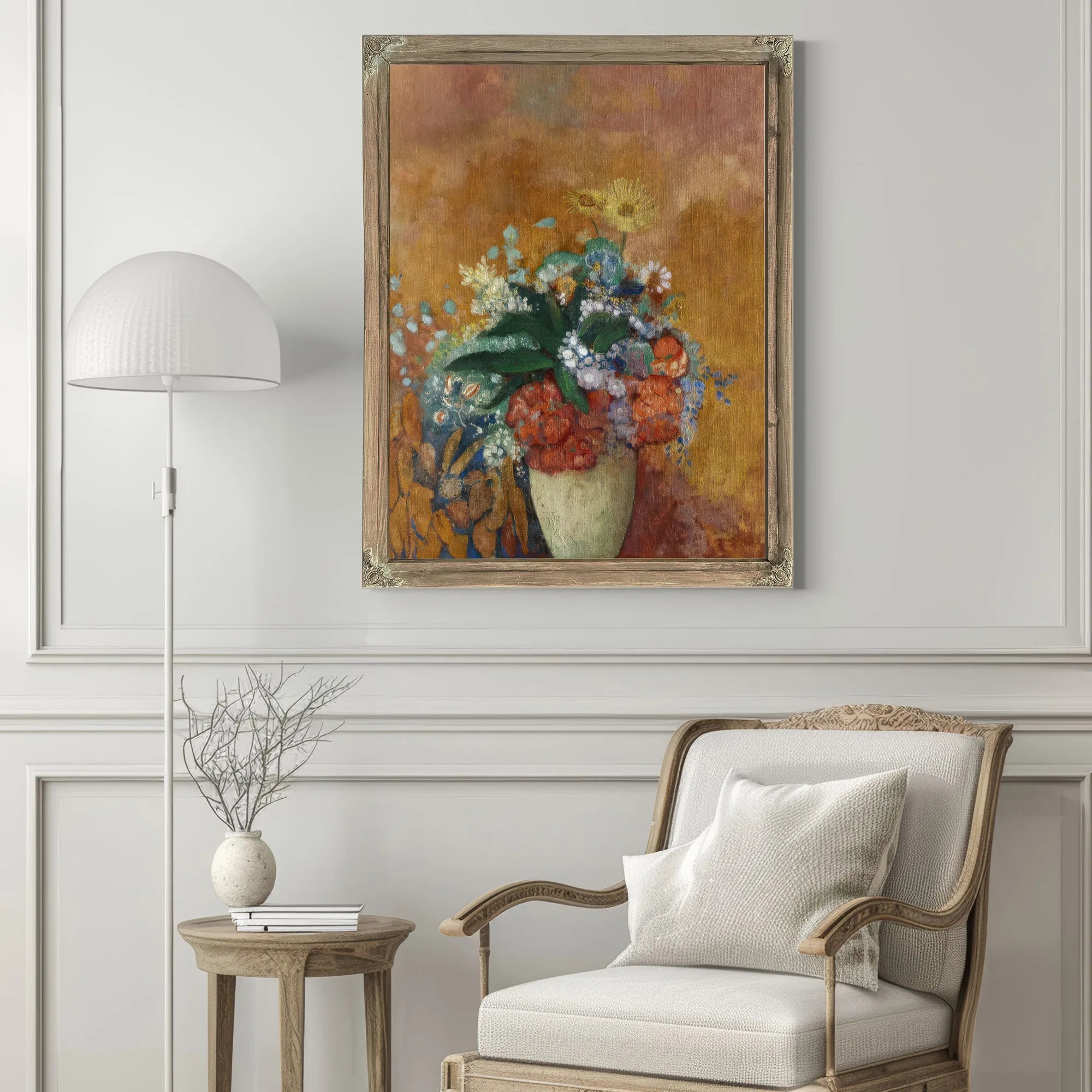 Vase Of Flowers 1 By Odilon Redon Fine Art Print