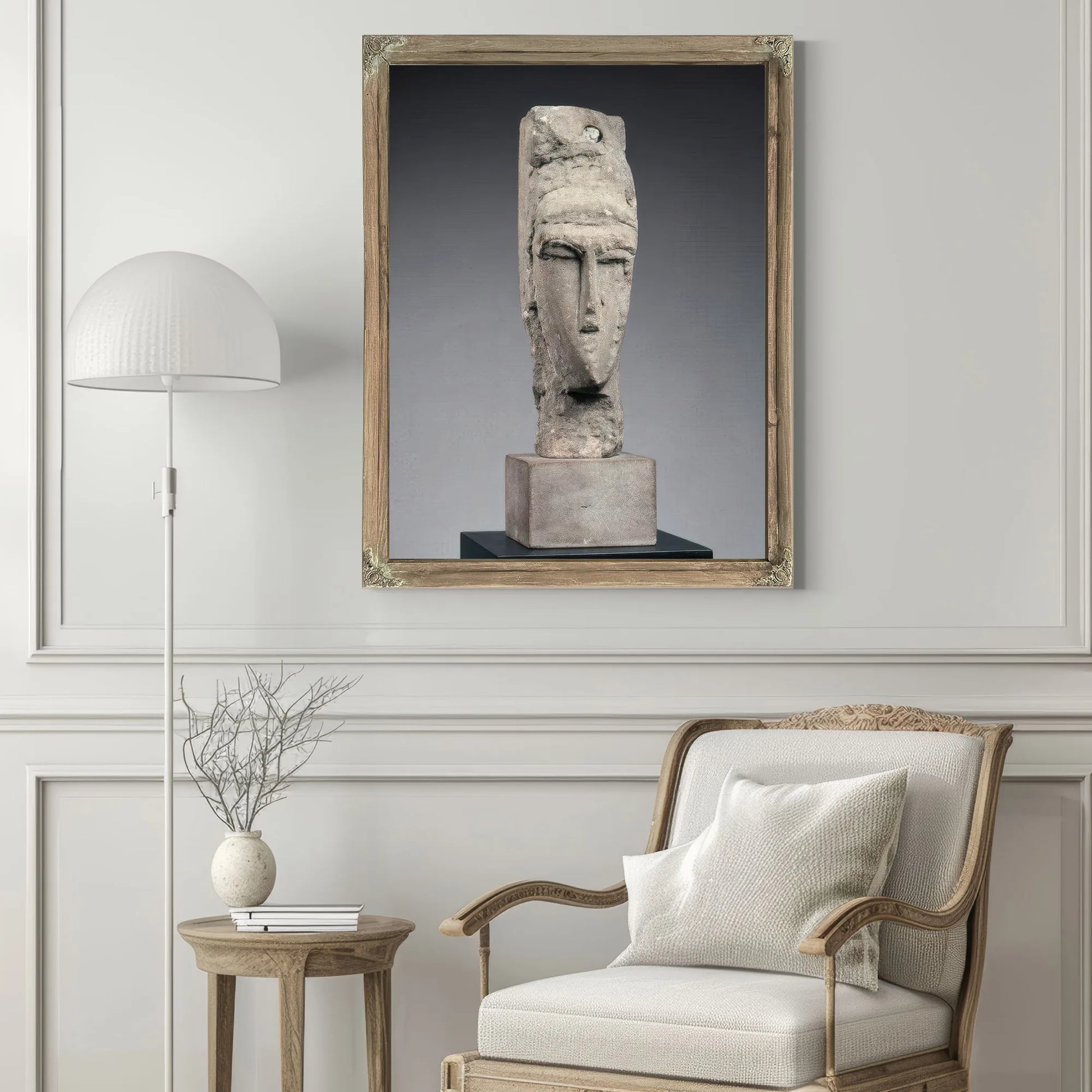 Head (Tête) By Amedeo Modigliani Fine Art Print