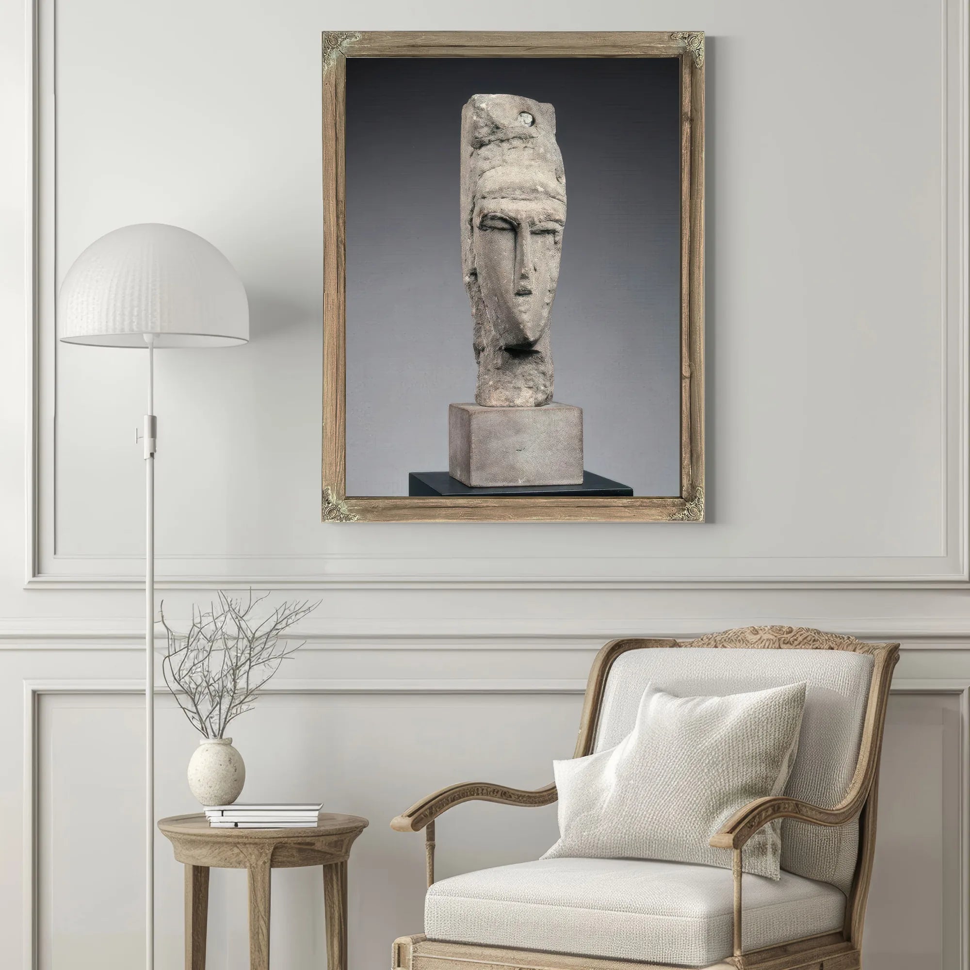 Head (Tête) By Amedeo Modigliani Fine Art Print