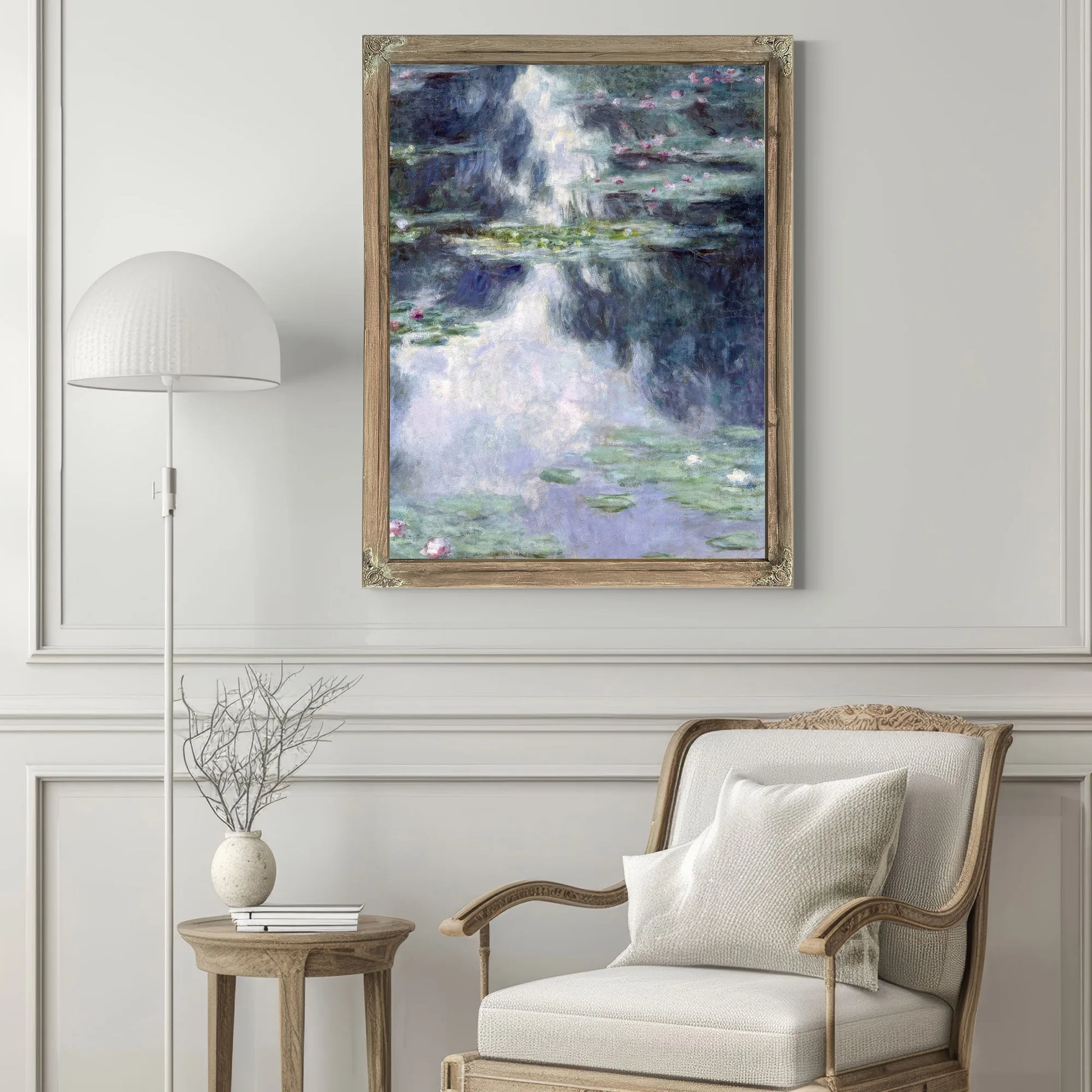 Pond With Water Lilies By Claude Monet Fine Art Print