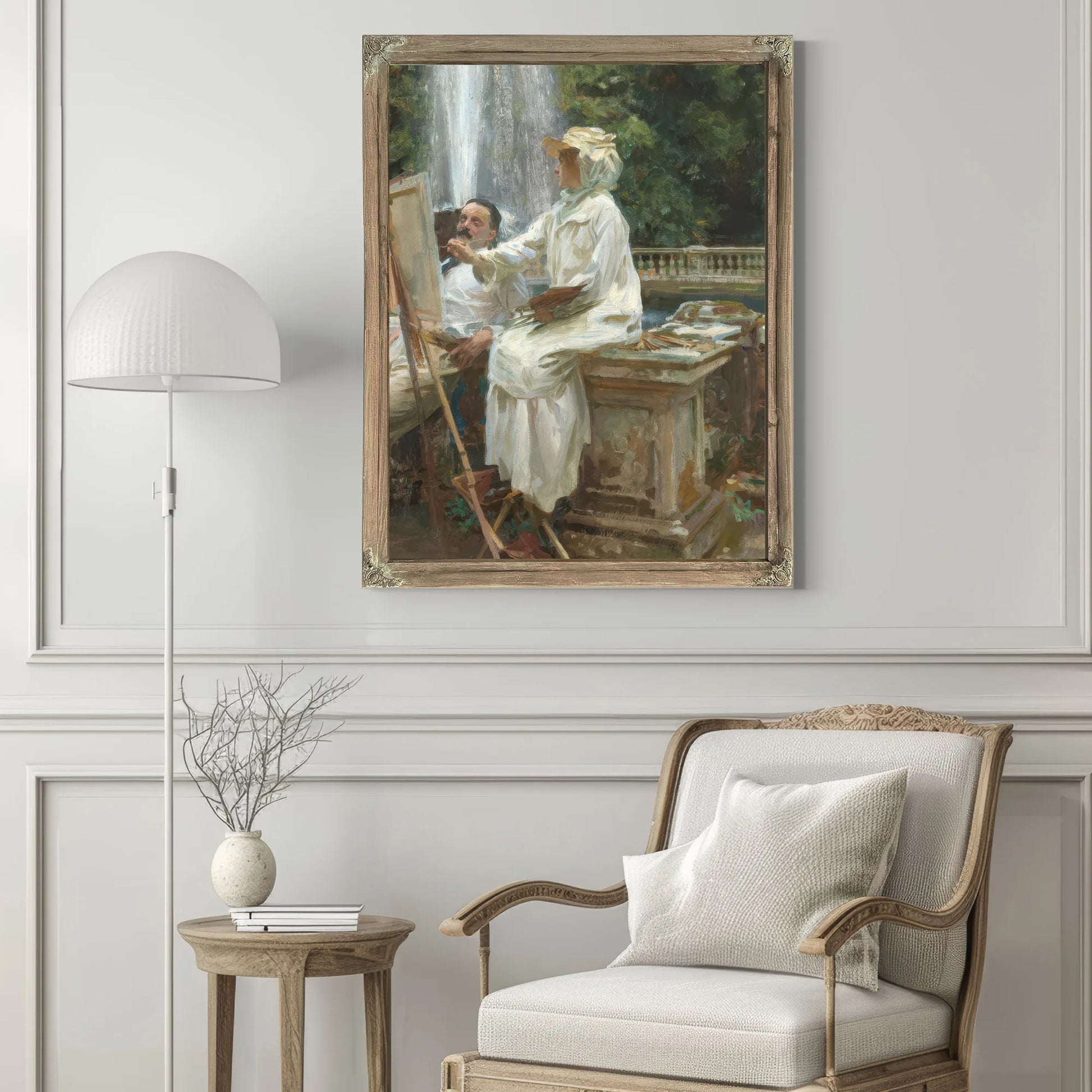 The Fountain, Villa Torlonia, Frascati, Italy By John Singer Sargent Fine Art Print