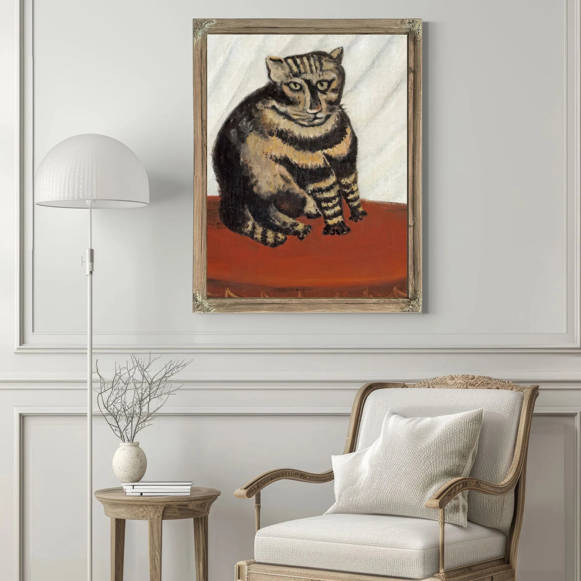 The Tabby By Henri Julien Felix Rousseau Fine Art Print