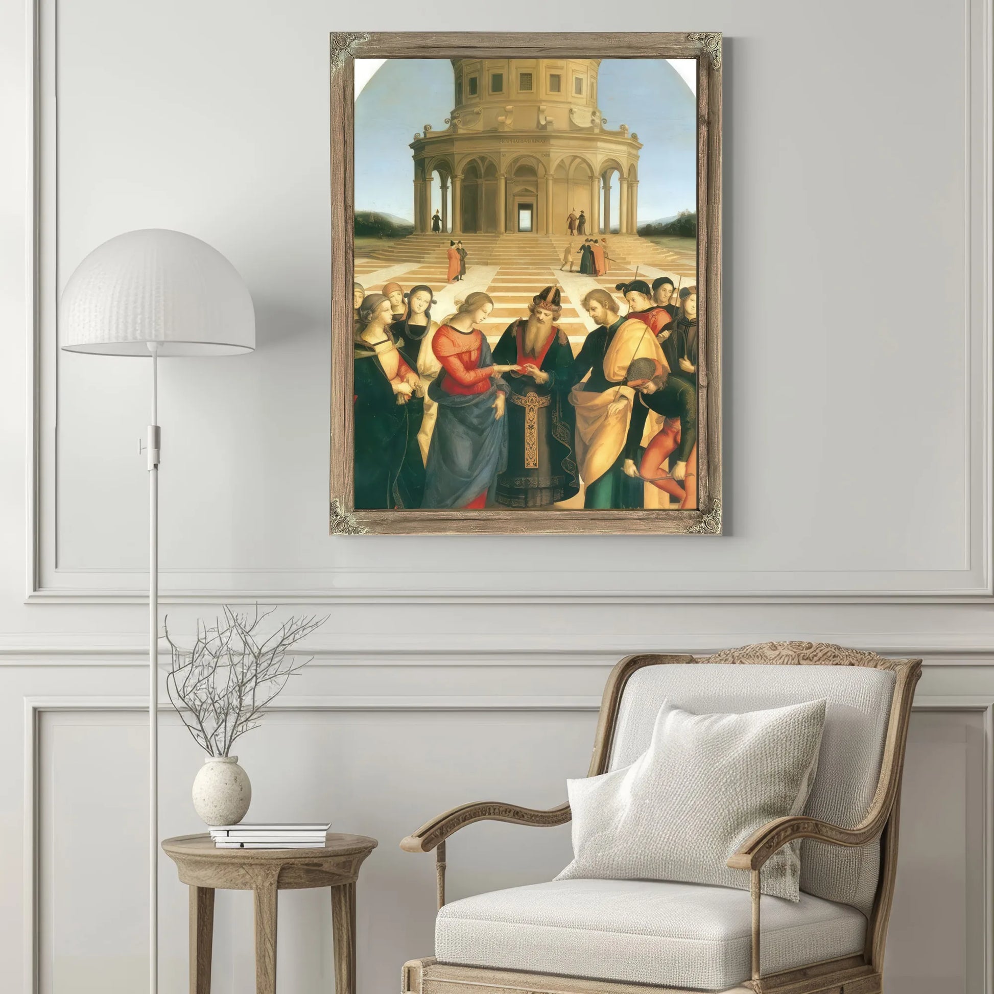 The Marriage Of The Virgin By Raphael Fine Art Print