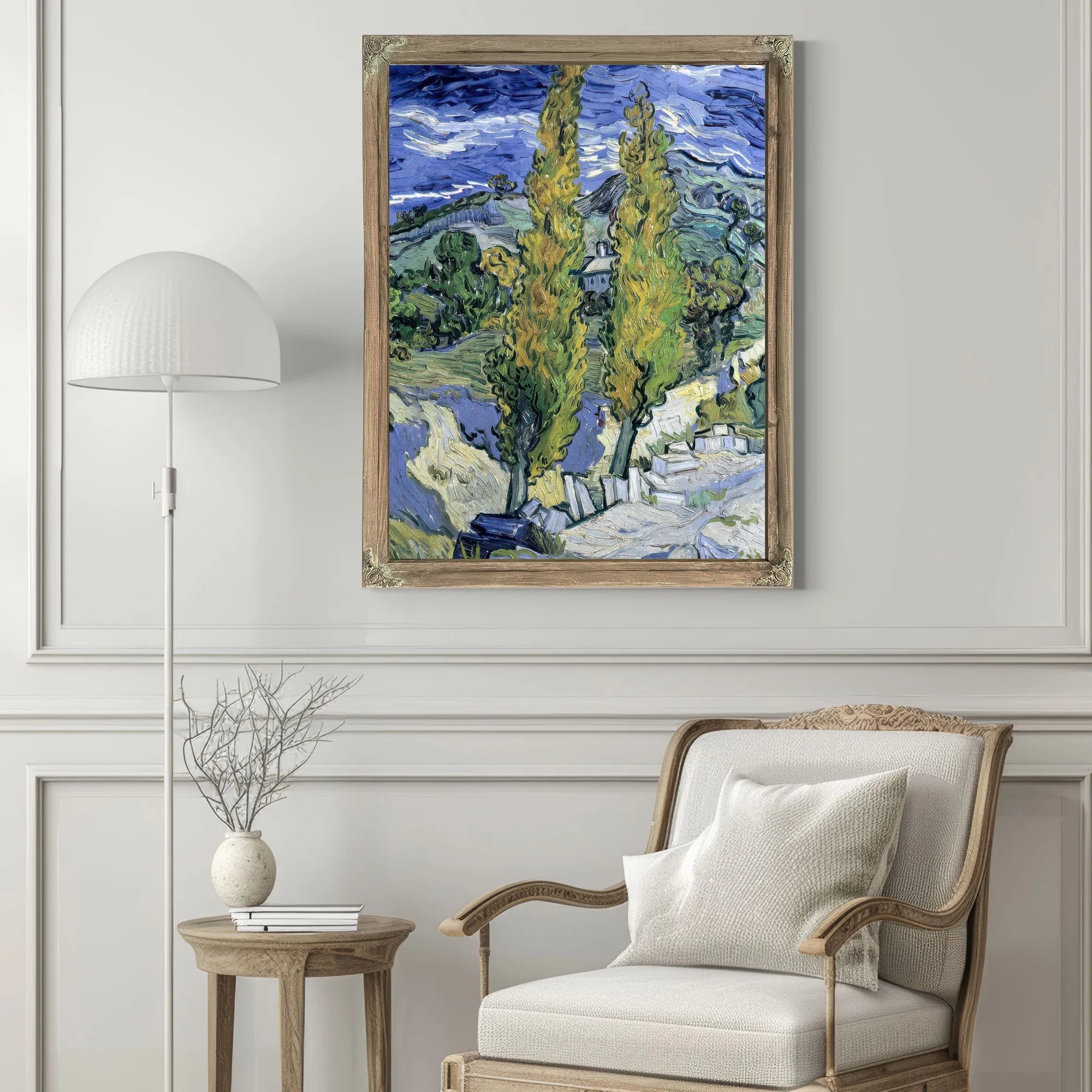 The Poplars At Saint Remy By Vincent Van Gogh Fine Art Print