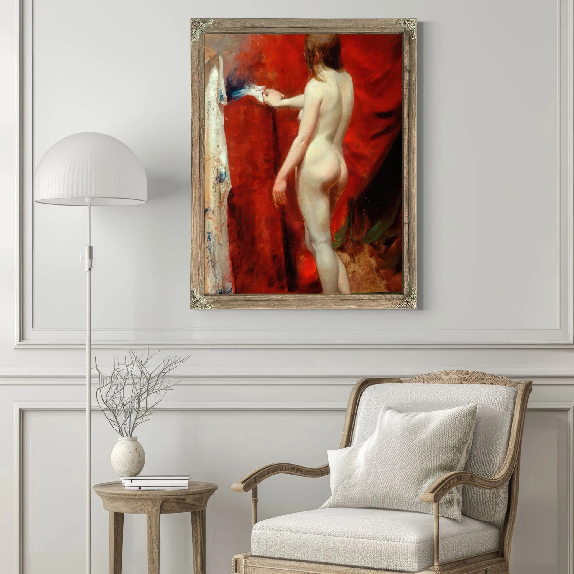 Back View Of A Woman By William Etty Fine Art Print