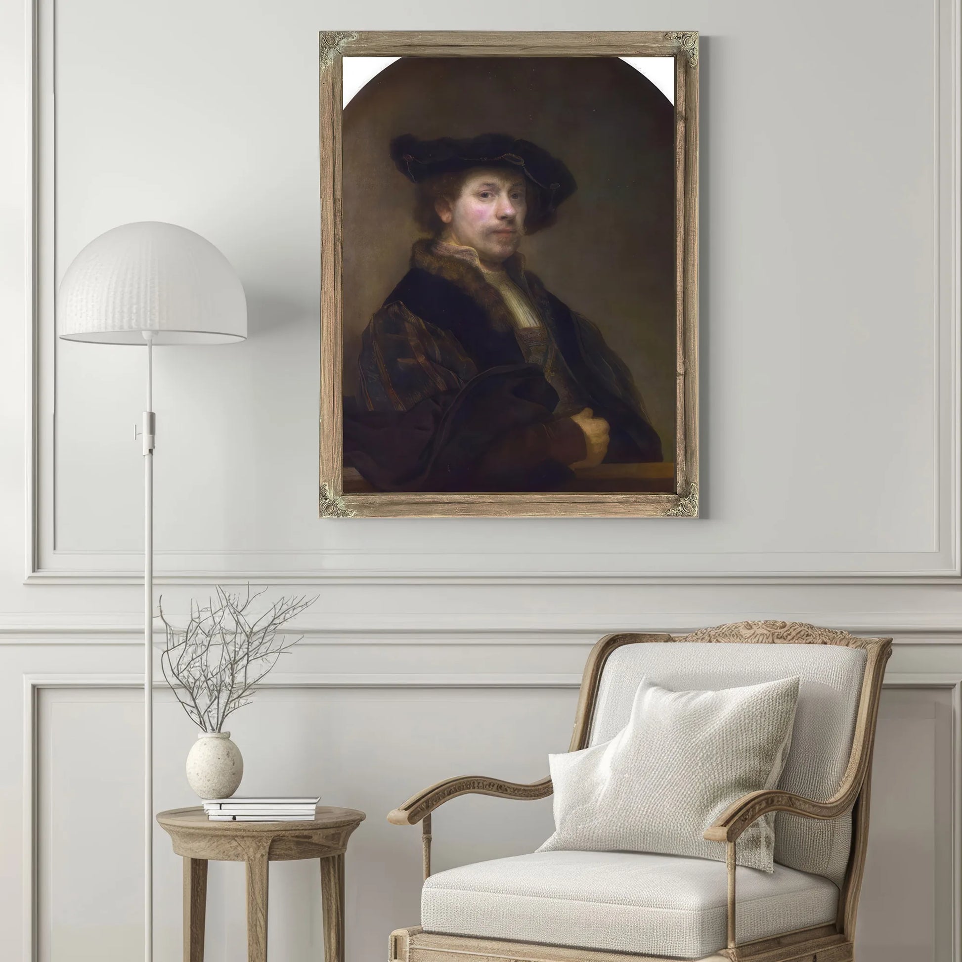 Self Portrait At The Age Of 34 By Rembrandt Fine Art Print