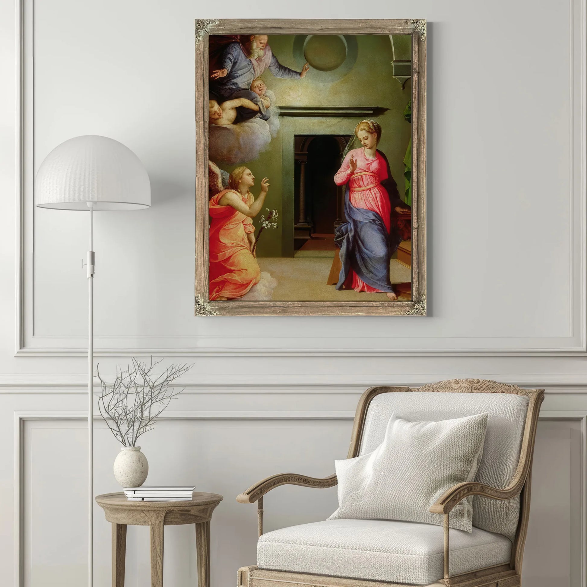 The Annunciation By Agnolo Bronzino Fine Art Print