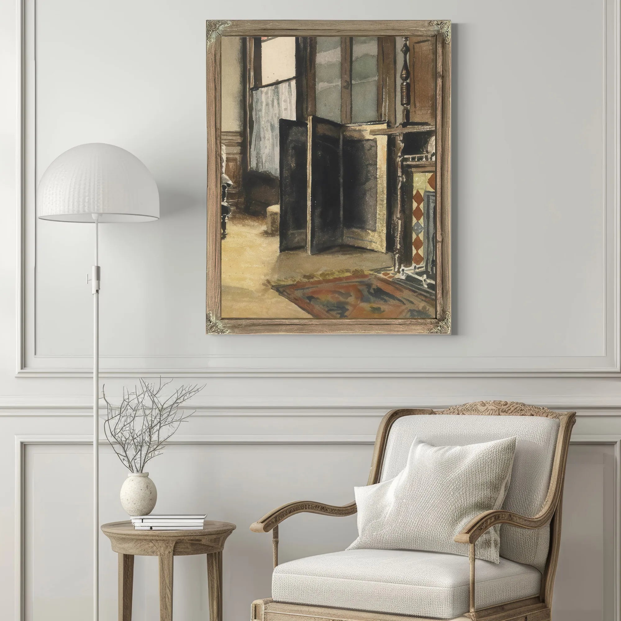 The Corner Of A Room 1892 By Maynard Dixon Fine Art Print