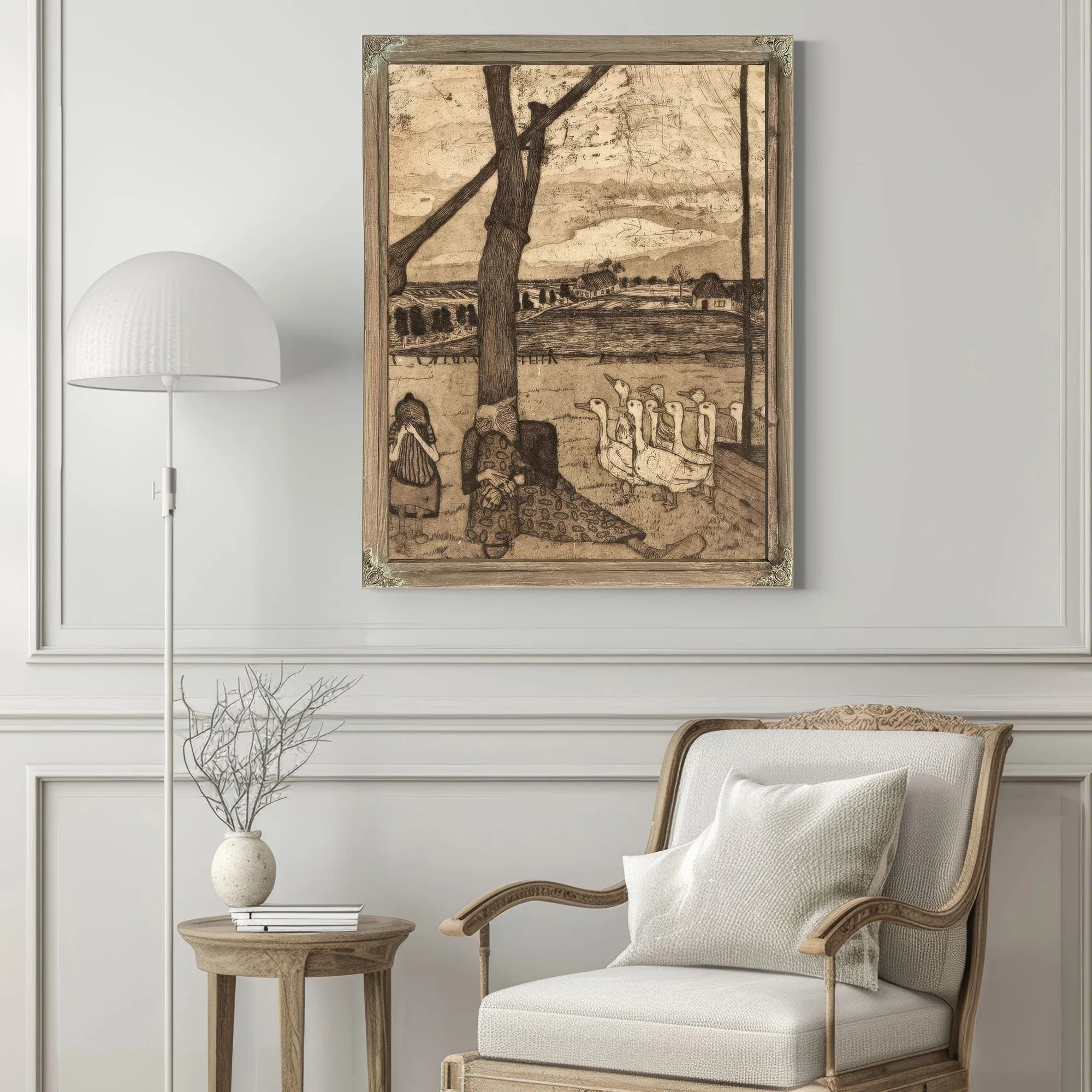 The Goose Girl By Paula Modersohn Becker Fine Art Print