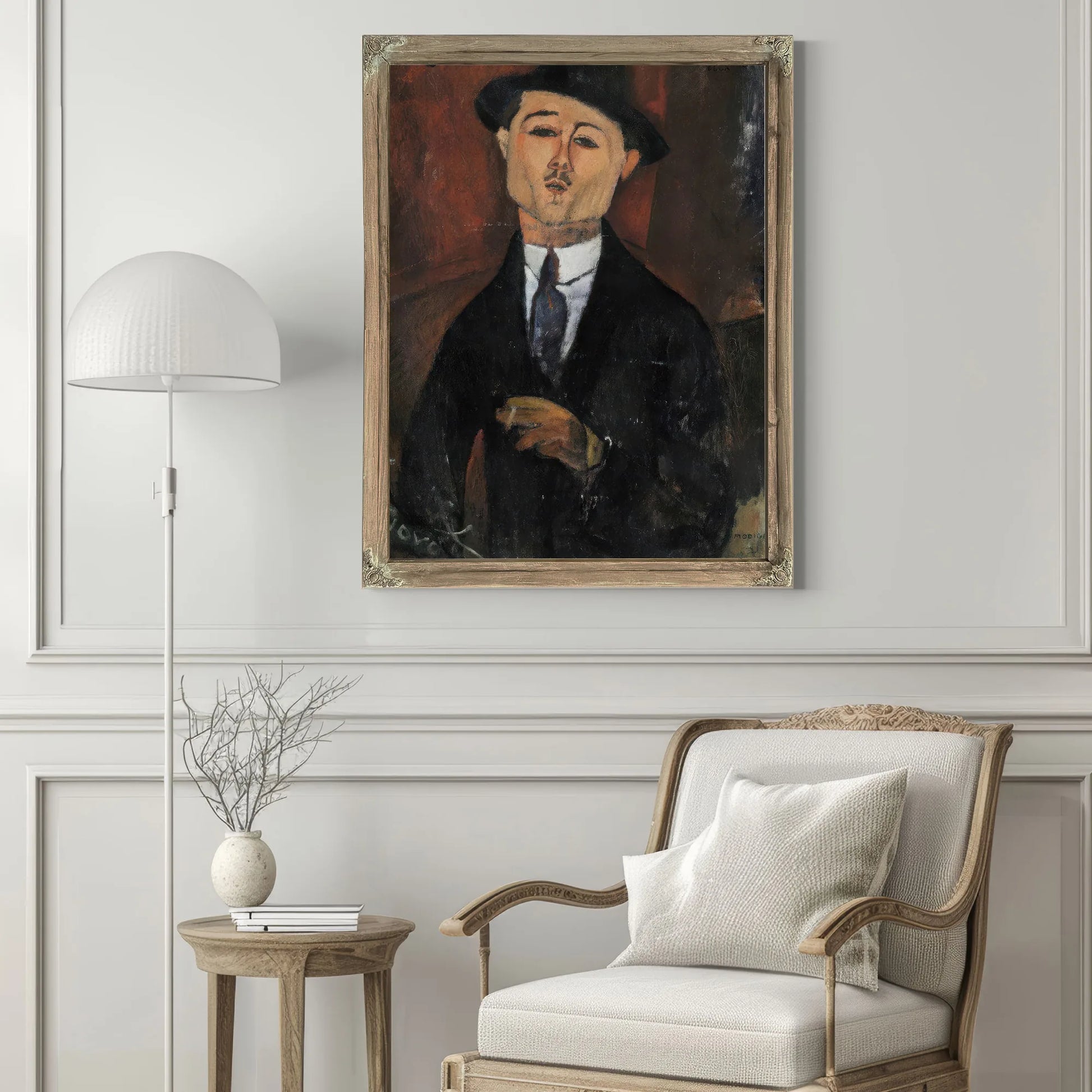 Paul Guillaume Novo Pilota By Amedeo Modigliani Fine Art Print
