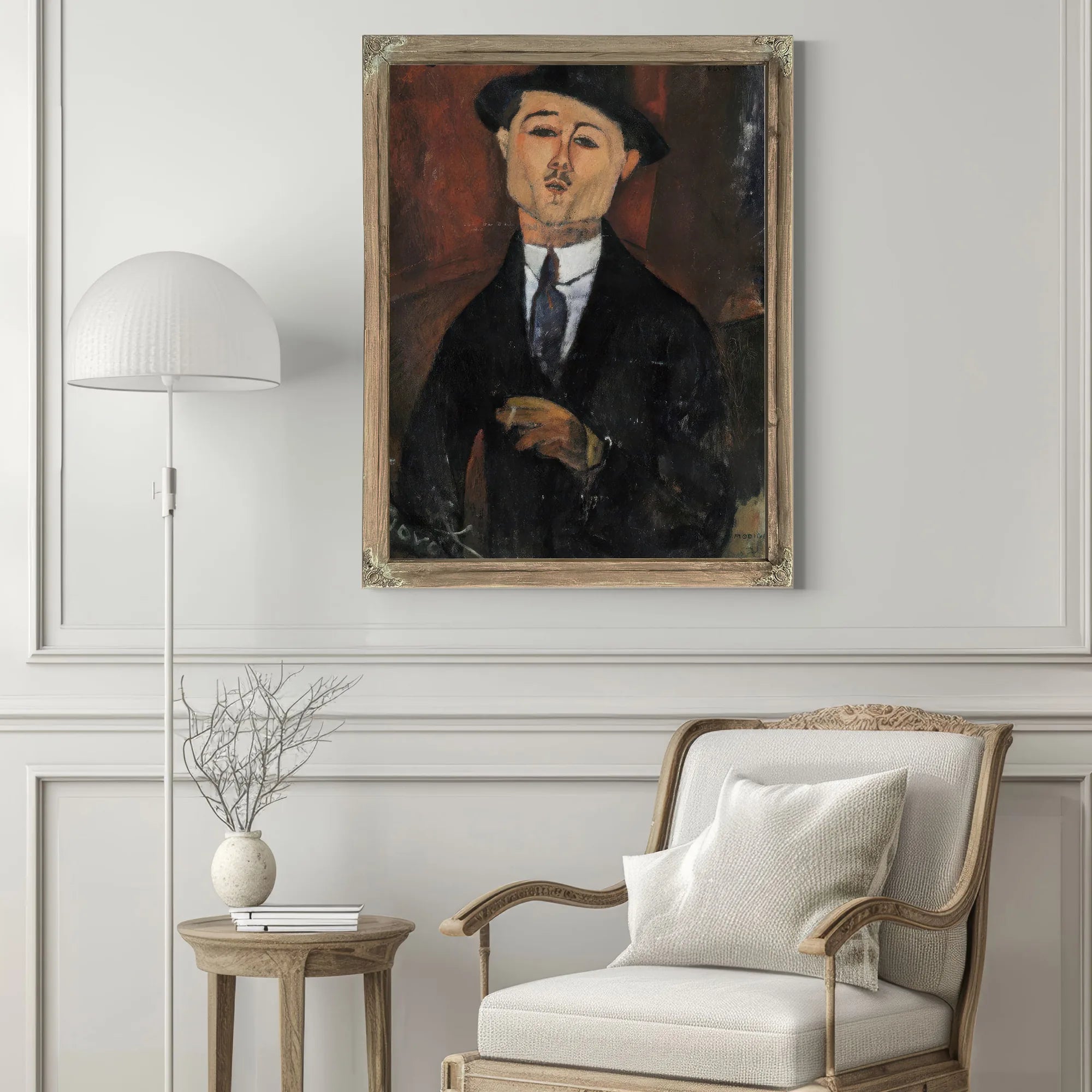 Paul Guillaume Novo Pilota By Amedeo Modigliani Fine Art Print