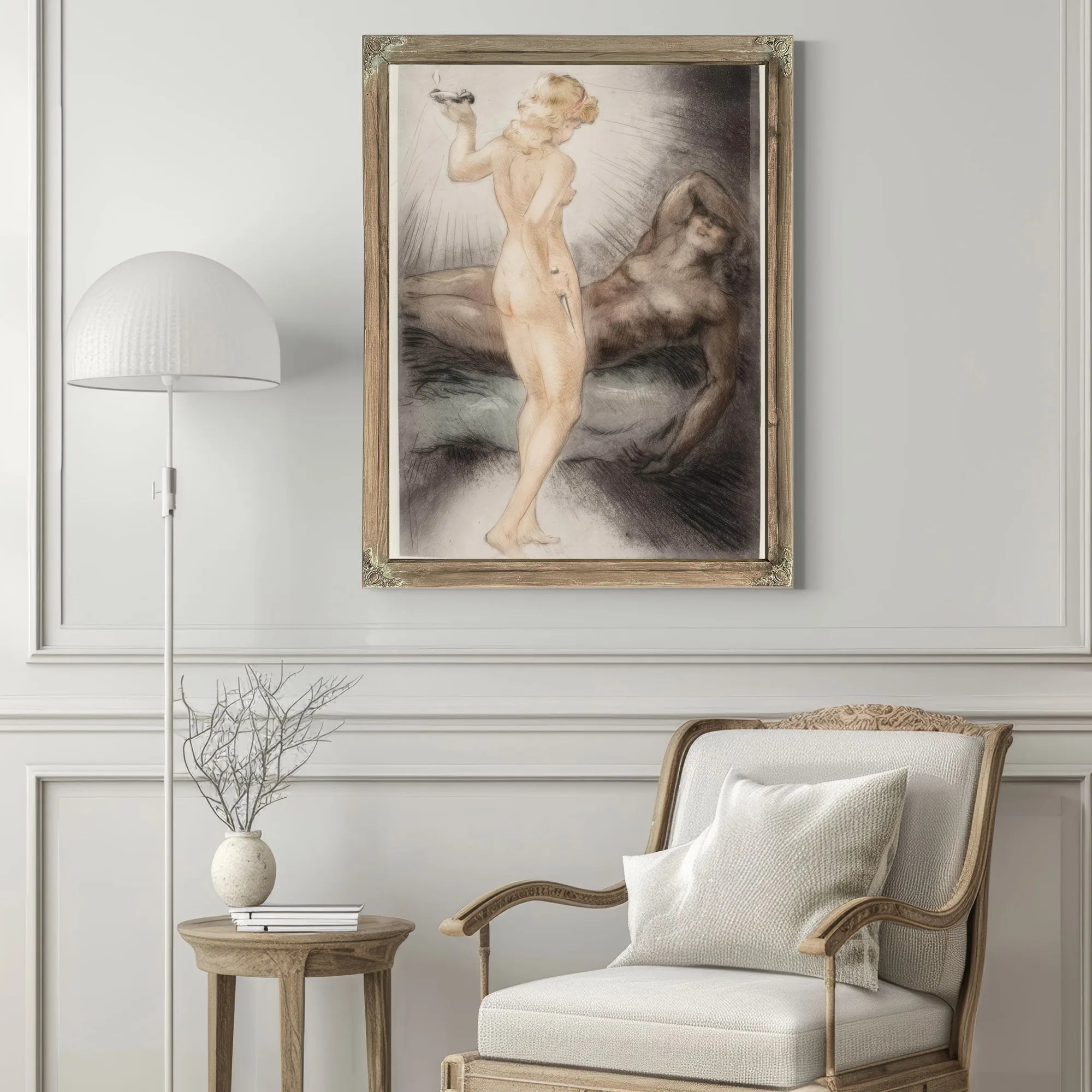 Book Plates Three Works By Louis Icart Fine Art Print