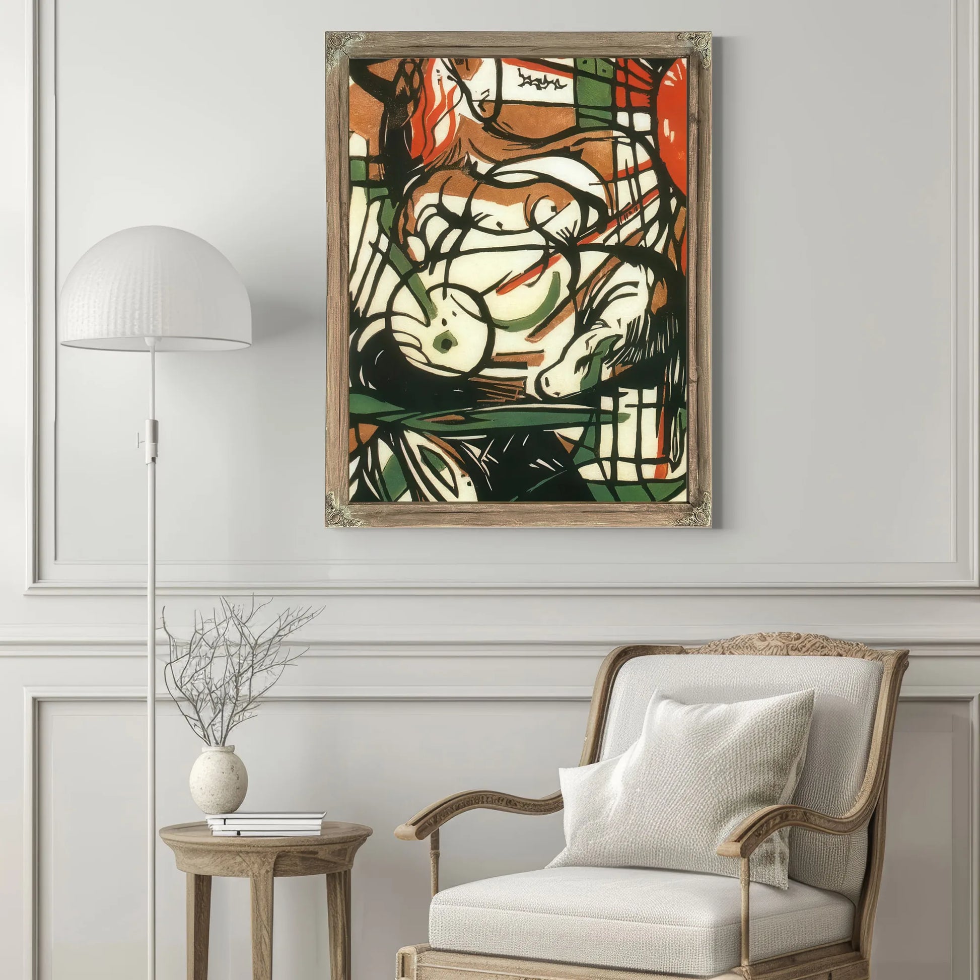Birth Of The Horses By Franz Marc Fine Art Print
