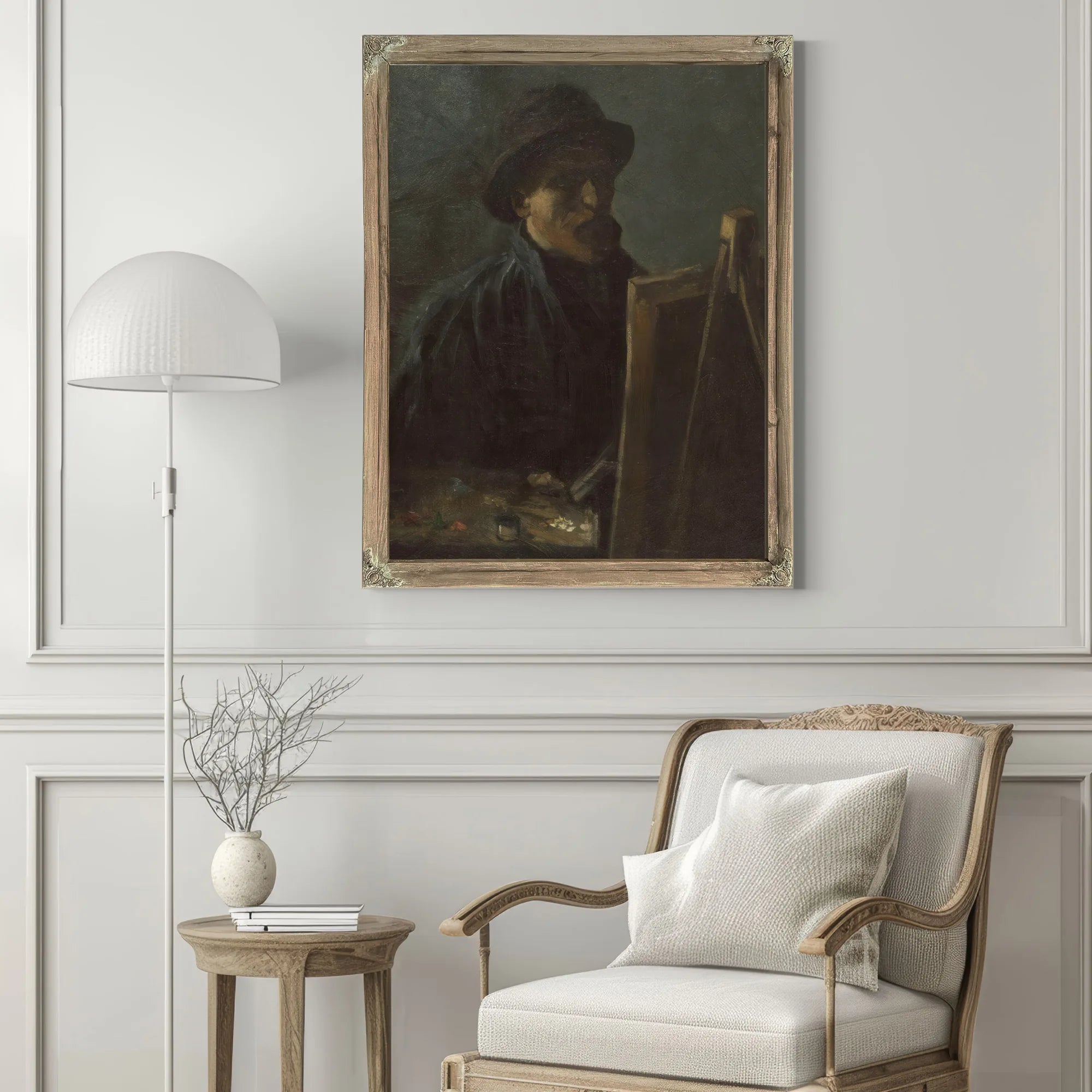 Self Portrait As A Painter Sept. 1886 Paris By Vincent Van Gogh Fine Art Print
