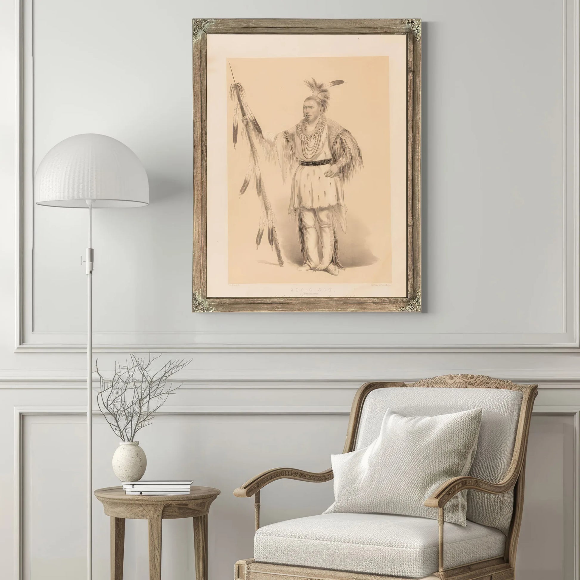 Joc O Sot, The Walking Bear By George Catlin Fine Art Print