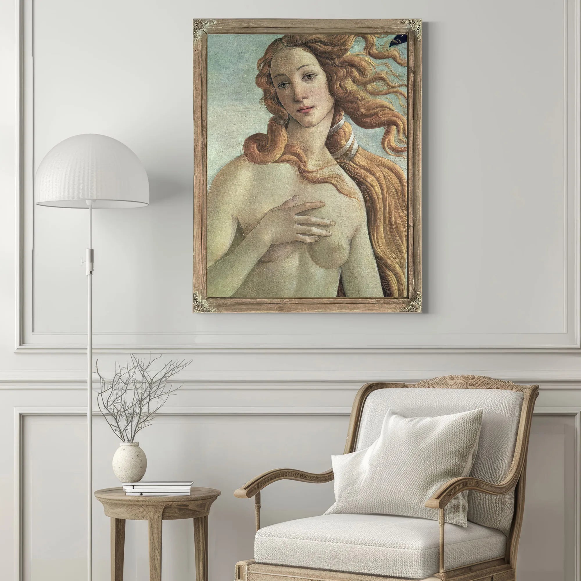Venus Detail From The Birth Of Venus By Sandro Botticelli Fine Art Print
