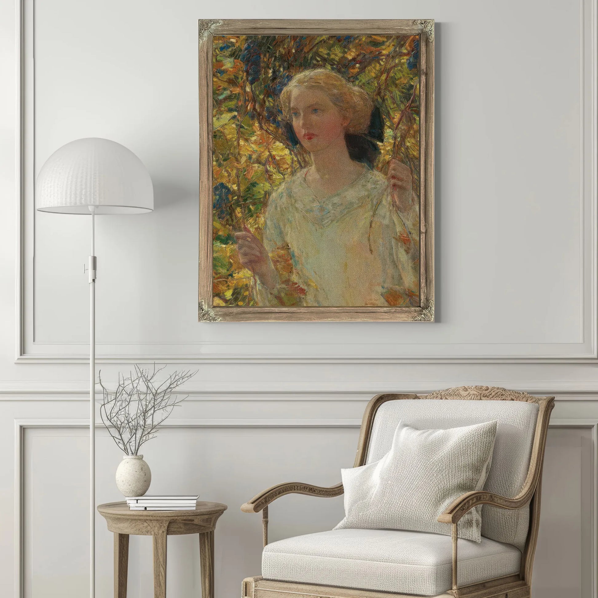 The Grapevine By Childe Hassam Fine Art Print