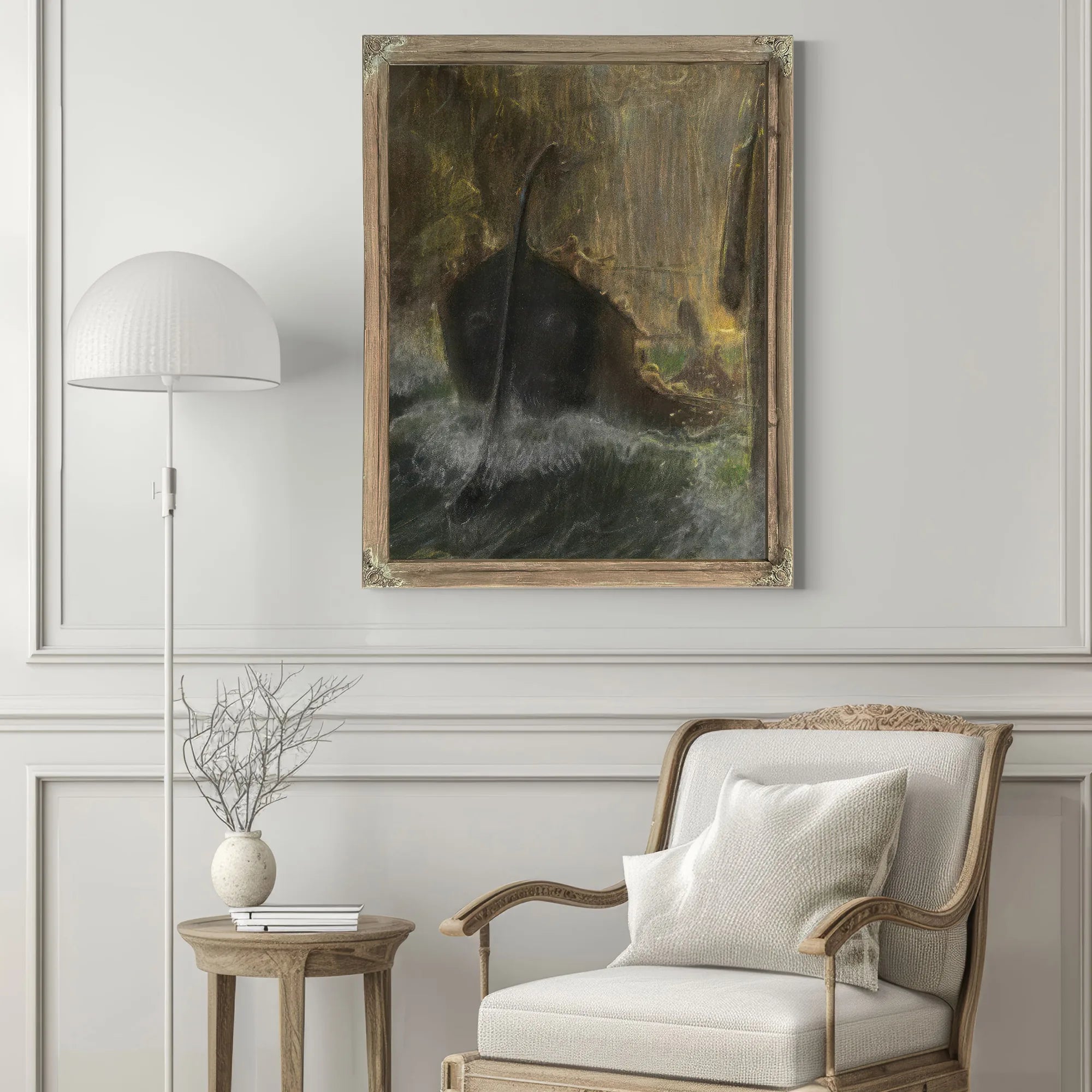Between Scylla And Charybdis 1910 By Adolf Hiremy Hirschl Fine Art Print