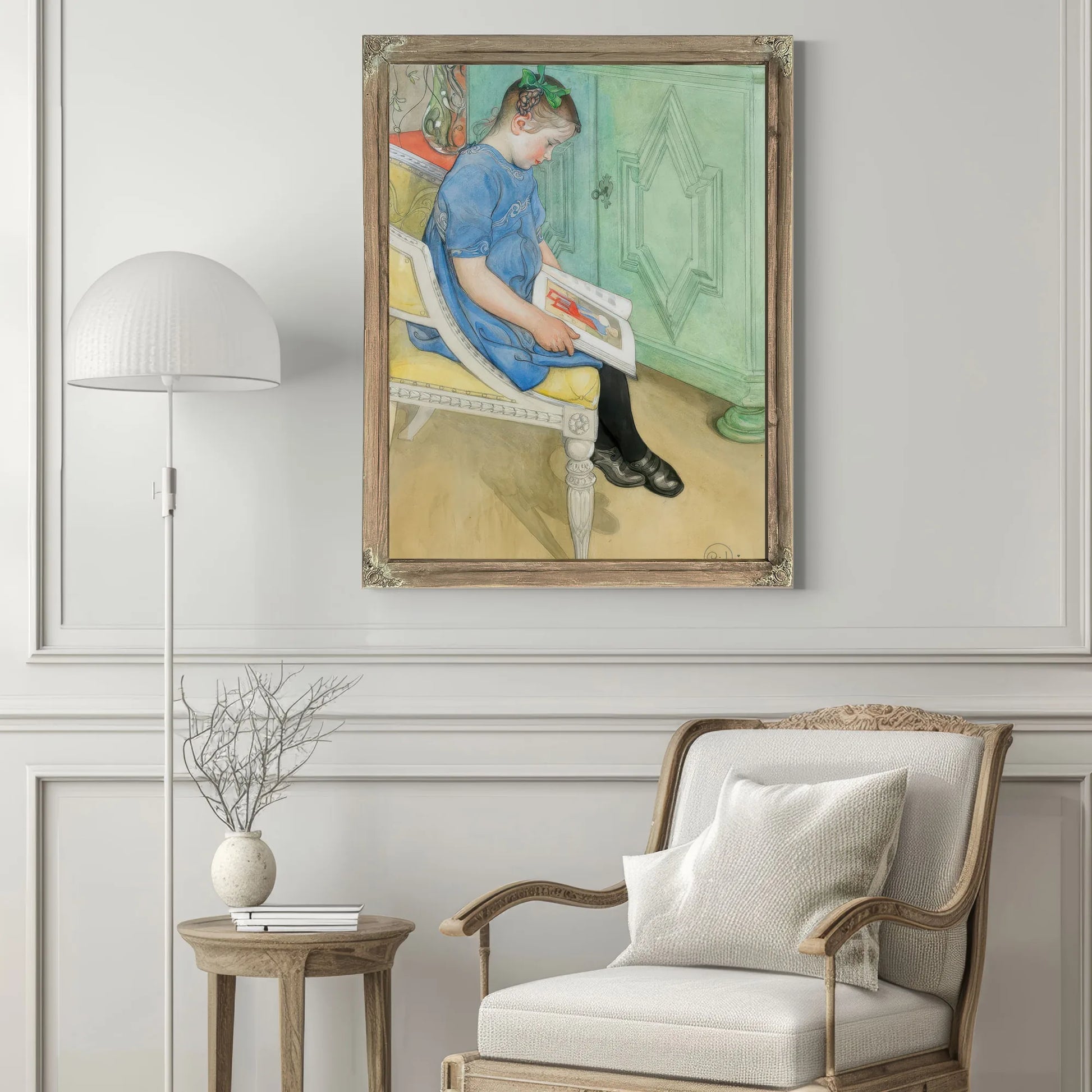 Canna Johanna By Carl Larsson Fine Art Print