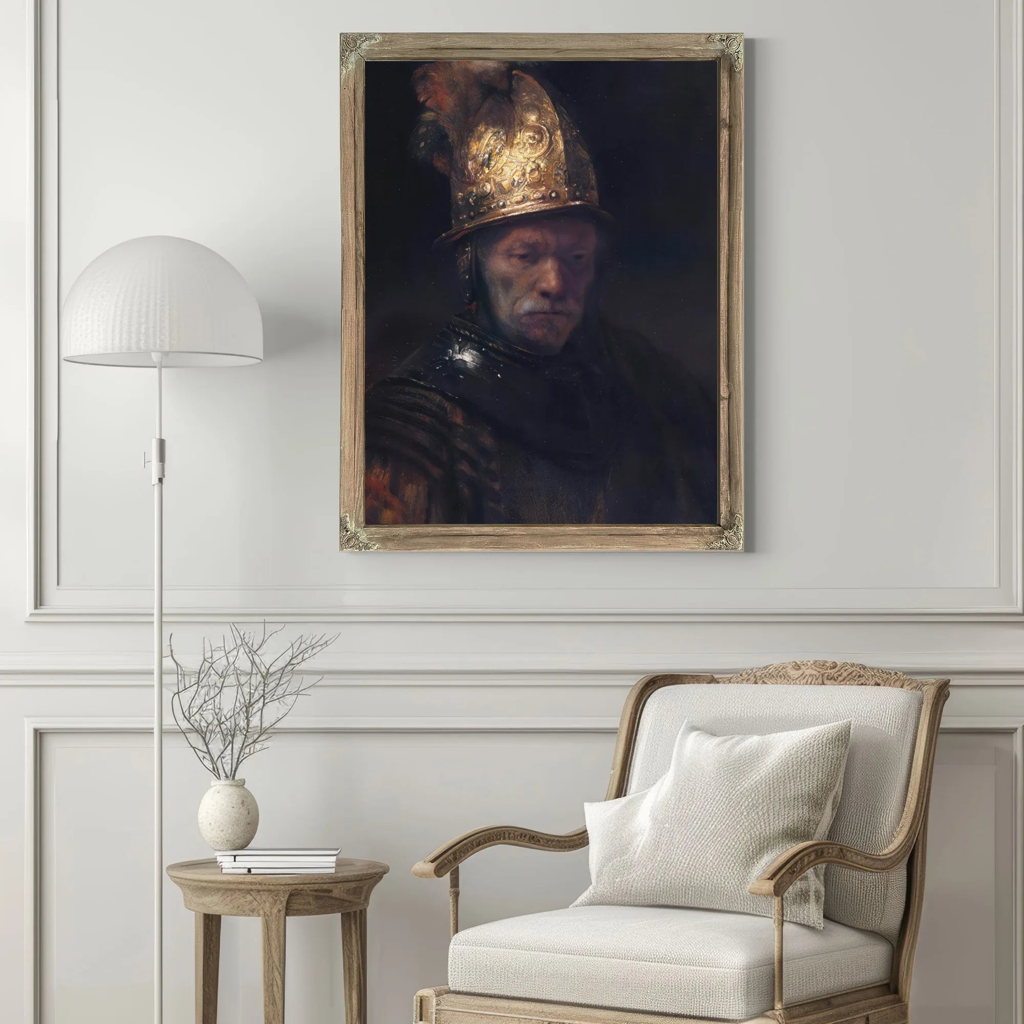 The Man With The Golden Helmet 1650 By Rembrandt Fine Art Print