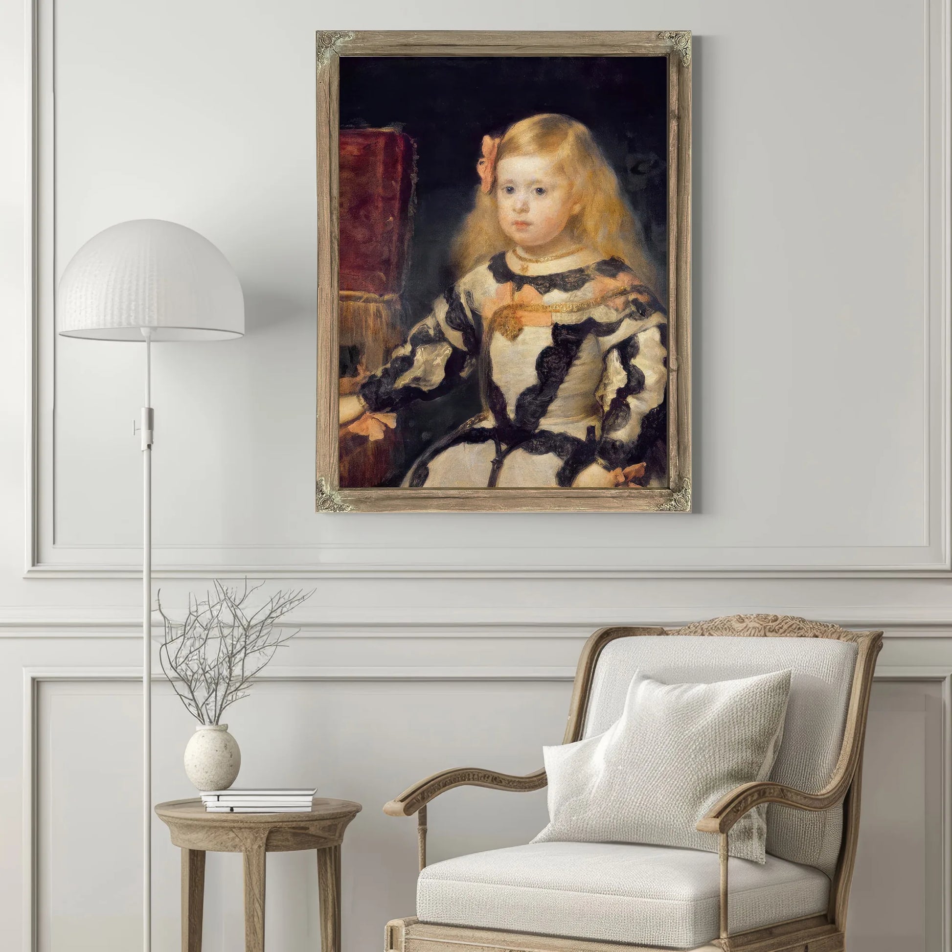 Portrait Of The Infanta Maria Marguerita (1651 73) By Diego Velazquez Fine Art Print