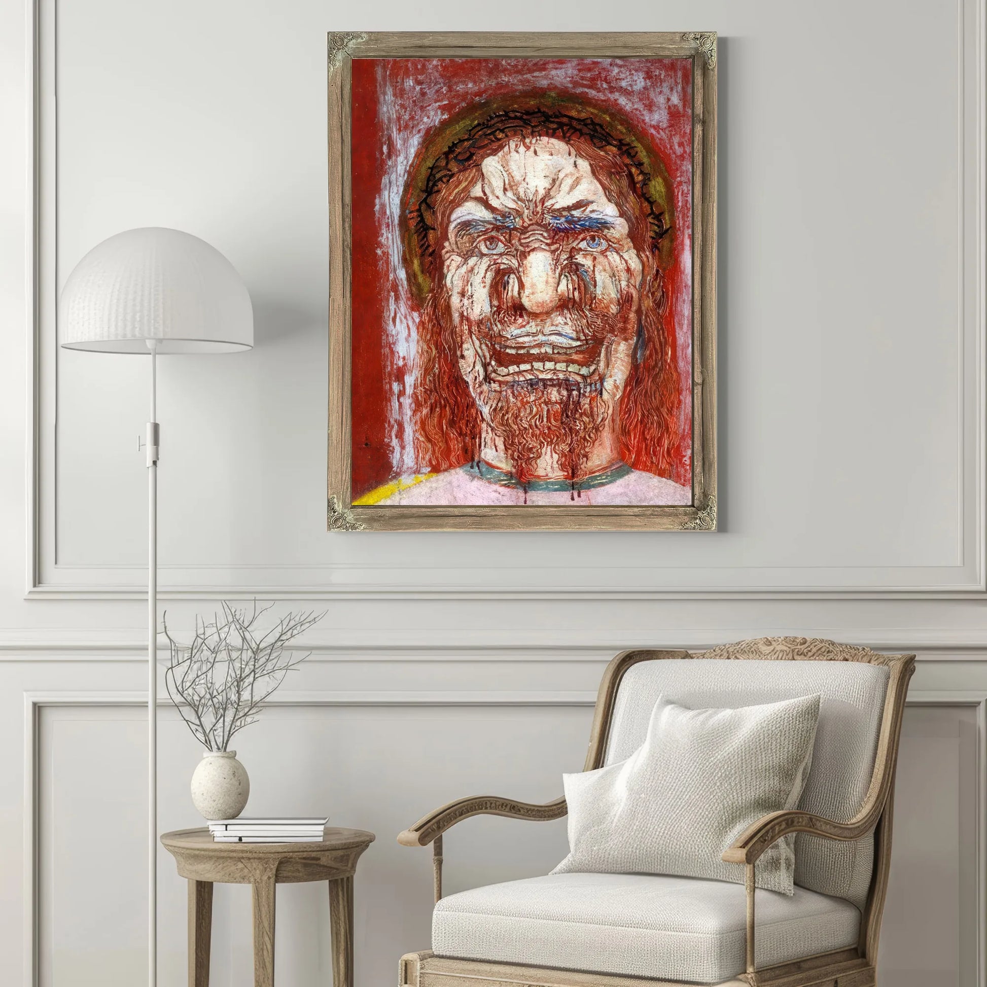 The Man Of Sorrows By James Ensor Fine Art Print
