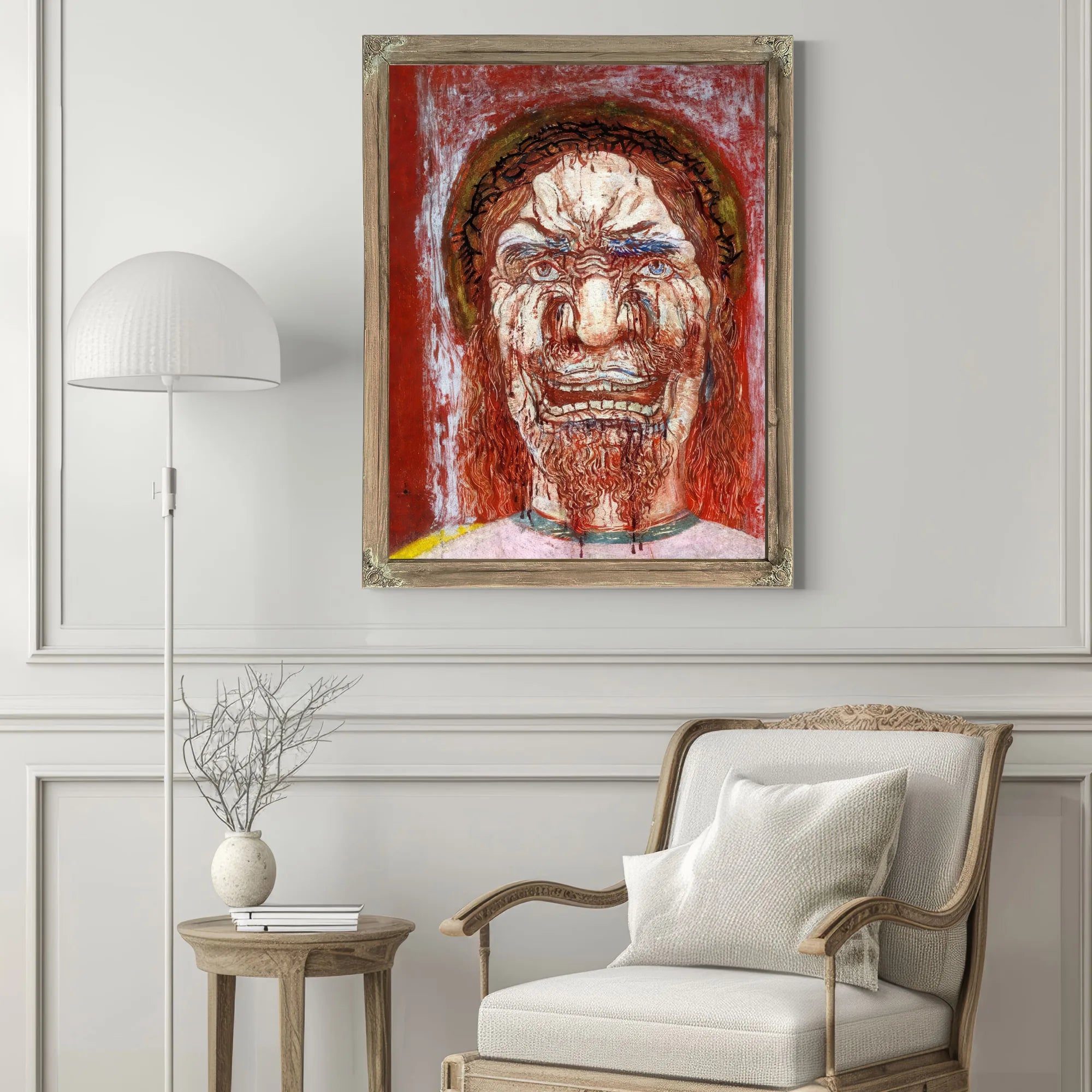 The Man Of Sorrows By James Ensor Fine Art Print