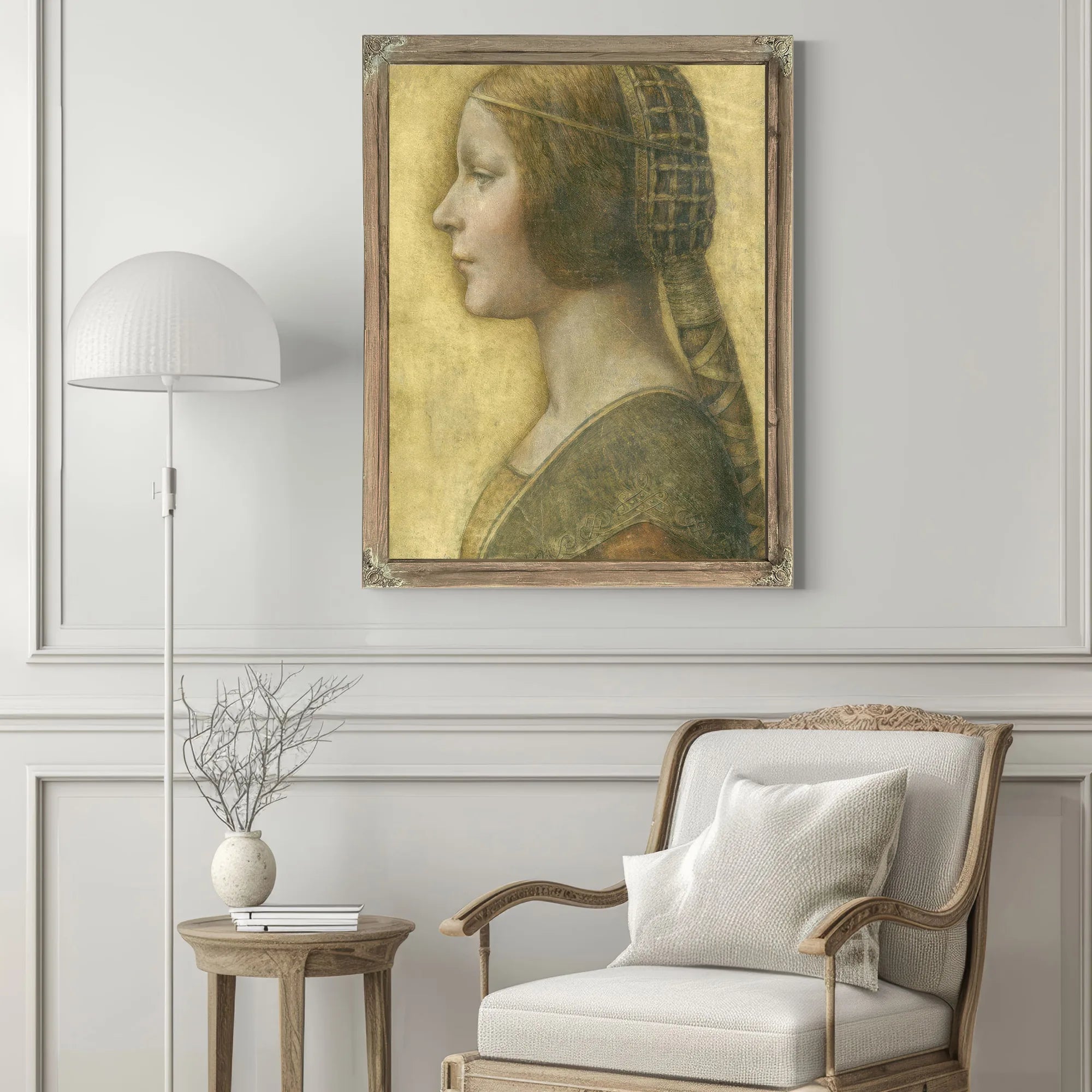 La Bella Principessa By Leonardo Da Vinci Fine Art Print