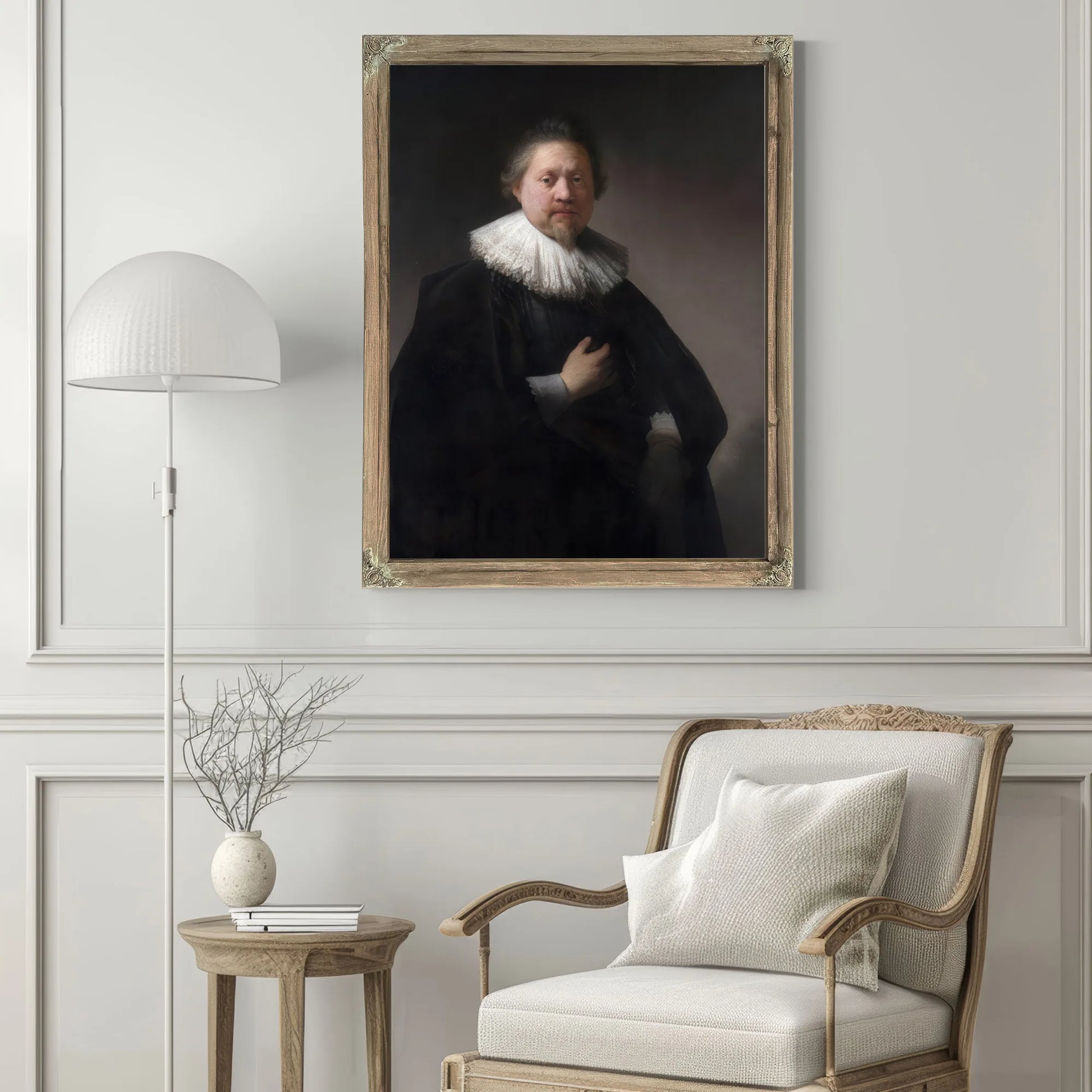 Portrait Of A Man By Rembrandt Fine Art Print