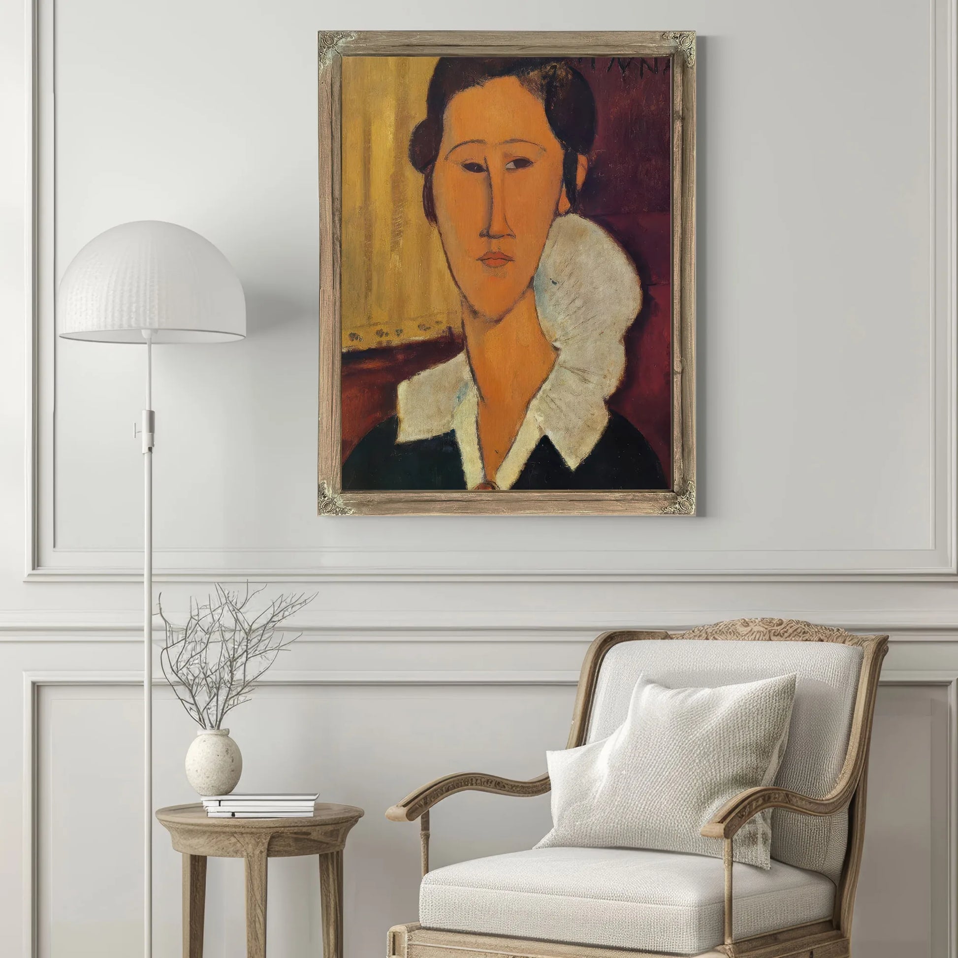 Portrait Of Anna Zborovka 1917 By Amedeo Modigliani Fine Art Print